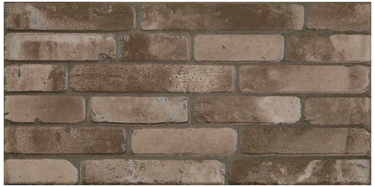 Керамогранит Gracia Ceramica Portland Brick коричневый 20х40 см