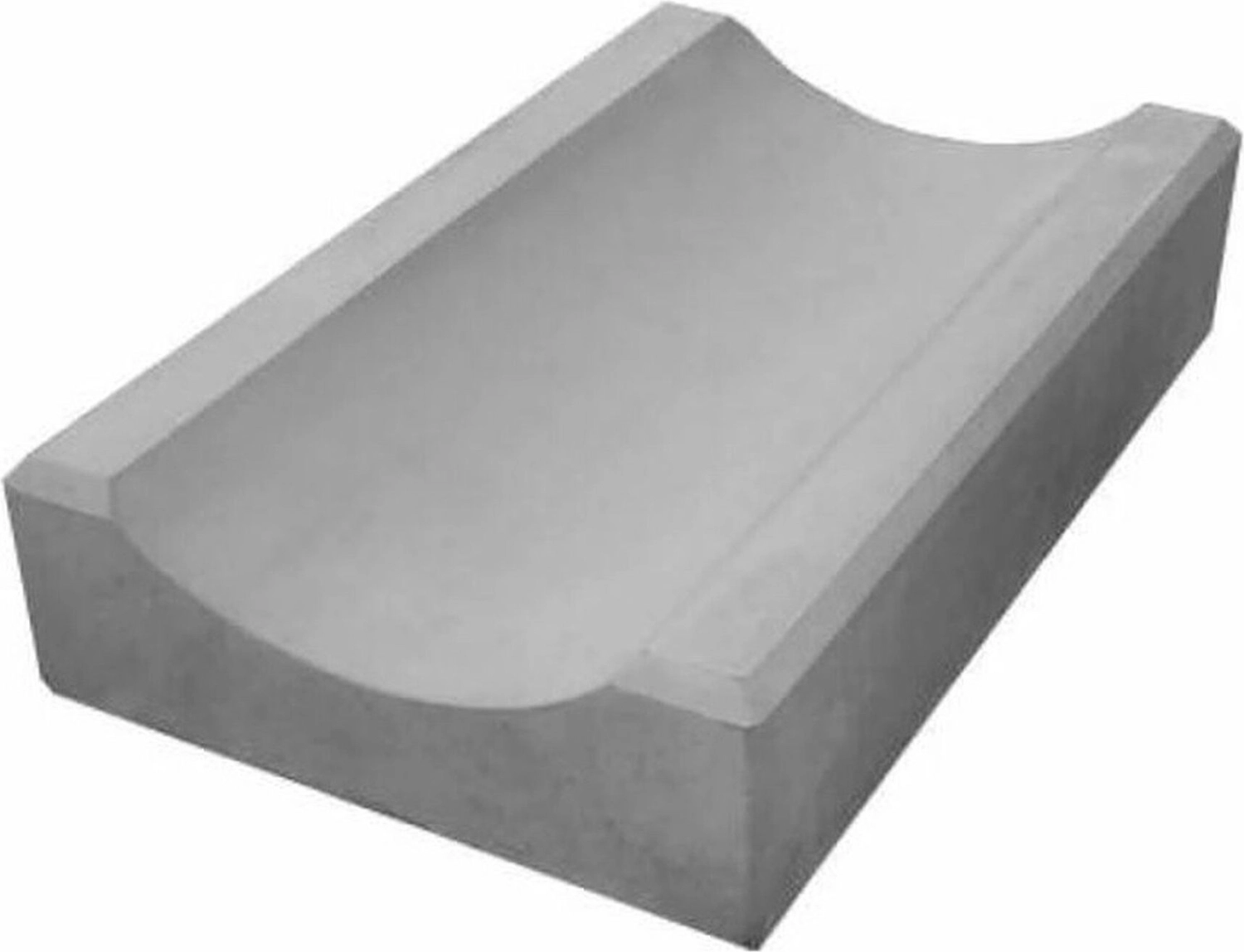 Водосток серый 500х160х50 мм