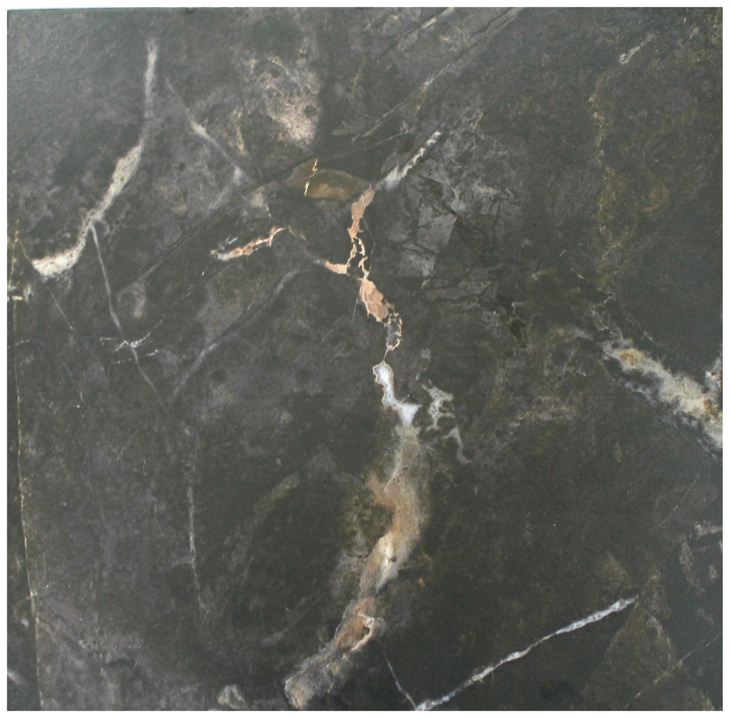 Керамогранит Cersanit Marbles камень черный 42х42 см