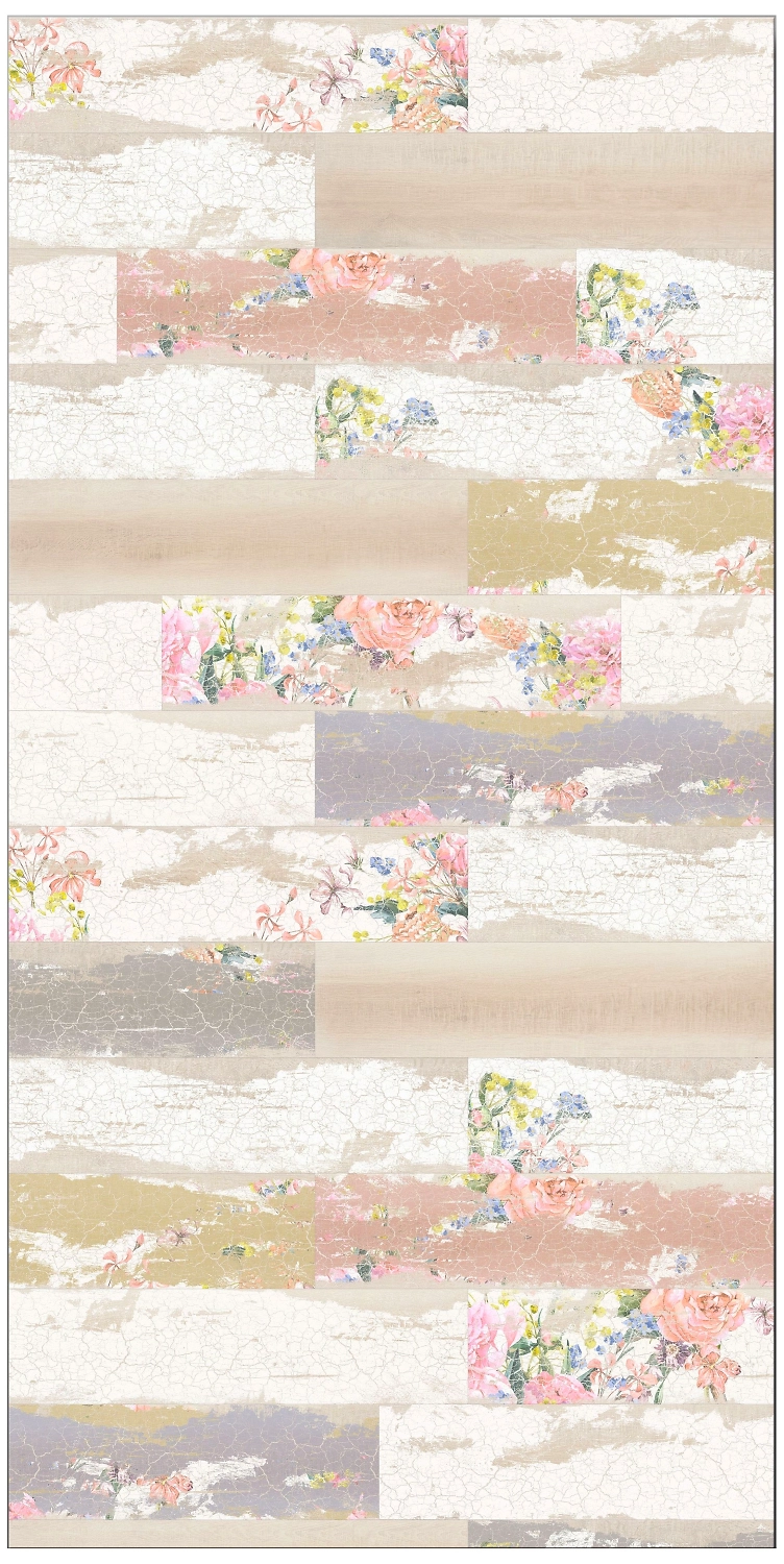 Керамогранит Belani Иммортель штукатурка микс 15,5х60 см