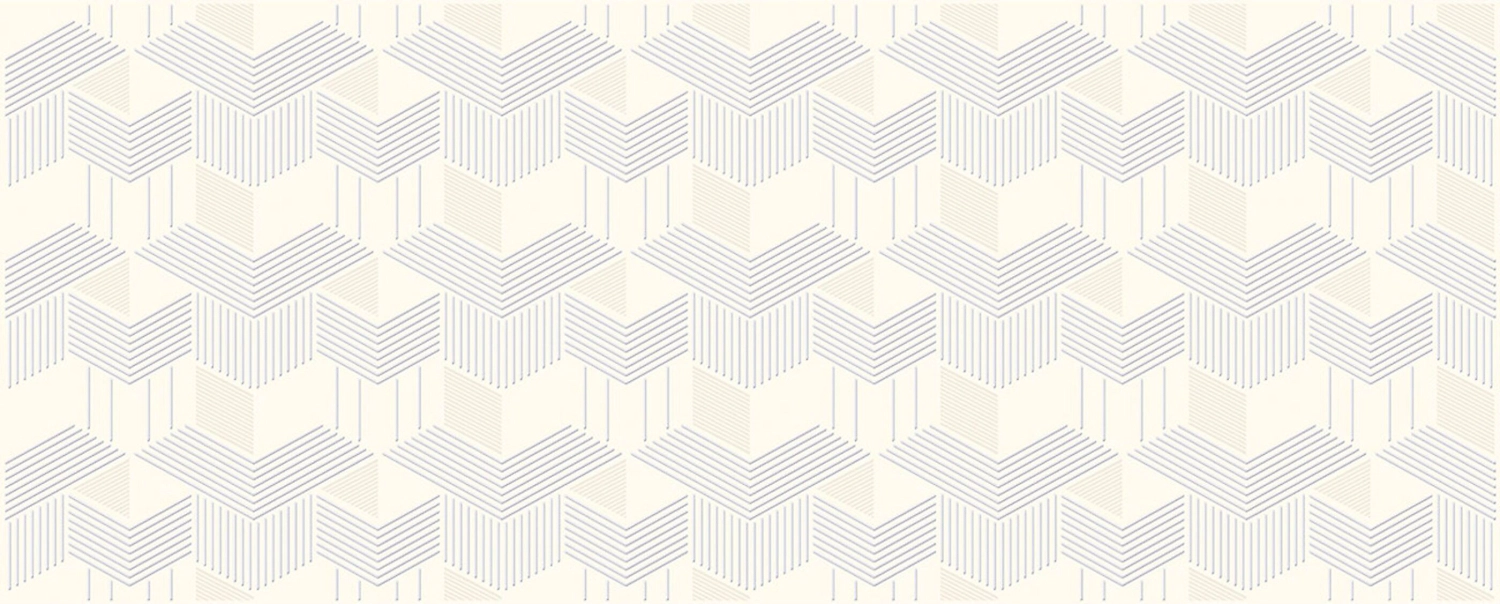 Декор Azori Lounge Light Geometria белый 50,5х20,1 см