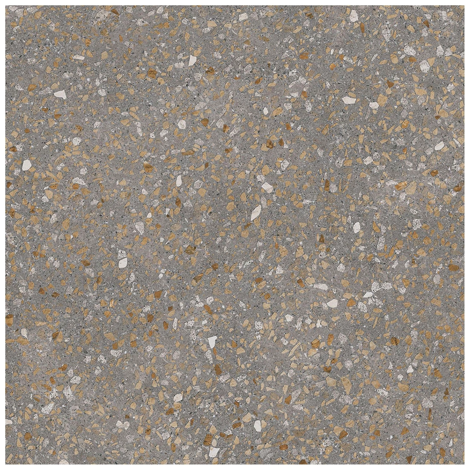 Керамогранит KERAMA MARAZZI Терраццо камень коричневый 60х60 см