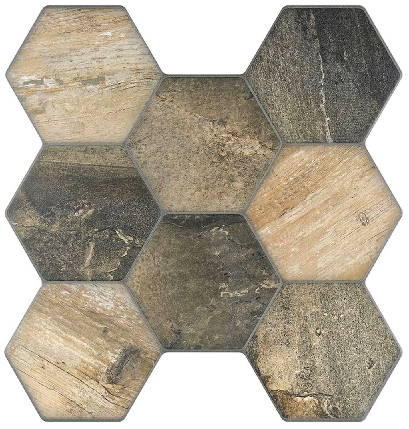 Керамогранит PAMESA Yurtbay Vesta камень коричневый 45x45 см