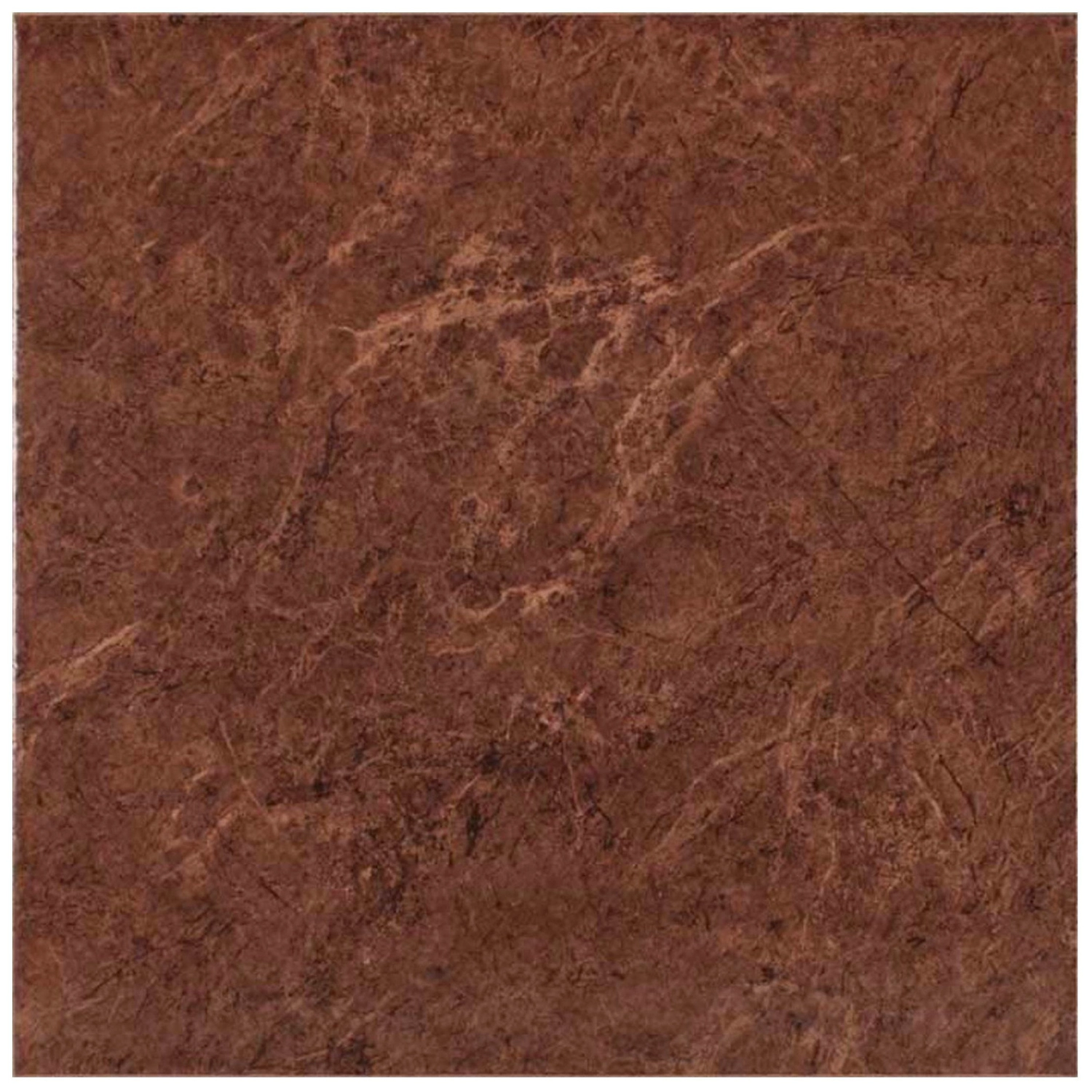 Керамогранит Unitile Life Кристиан мрамор коричневый 33x33 см