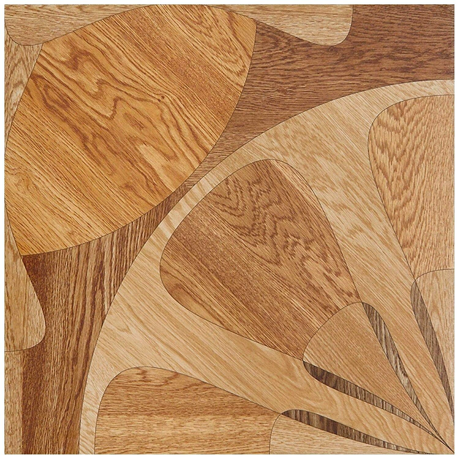 Керамогранит Unitile Life Монако дерево бежевый 01 40х40 см