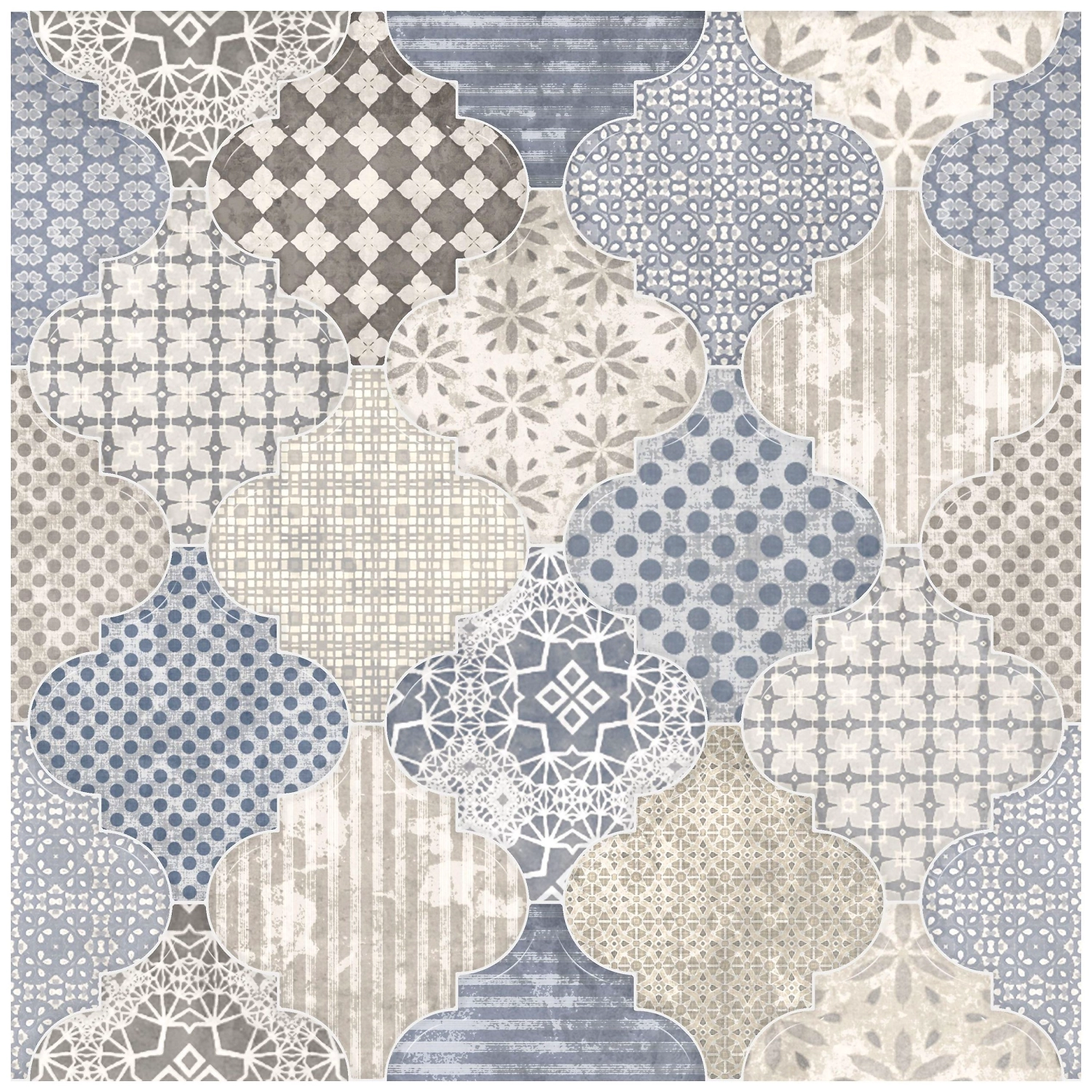 Керамогранит Cersanit Majolica голубой 42х42 см 1,41 кв.м