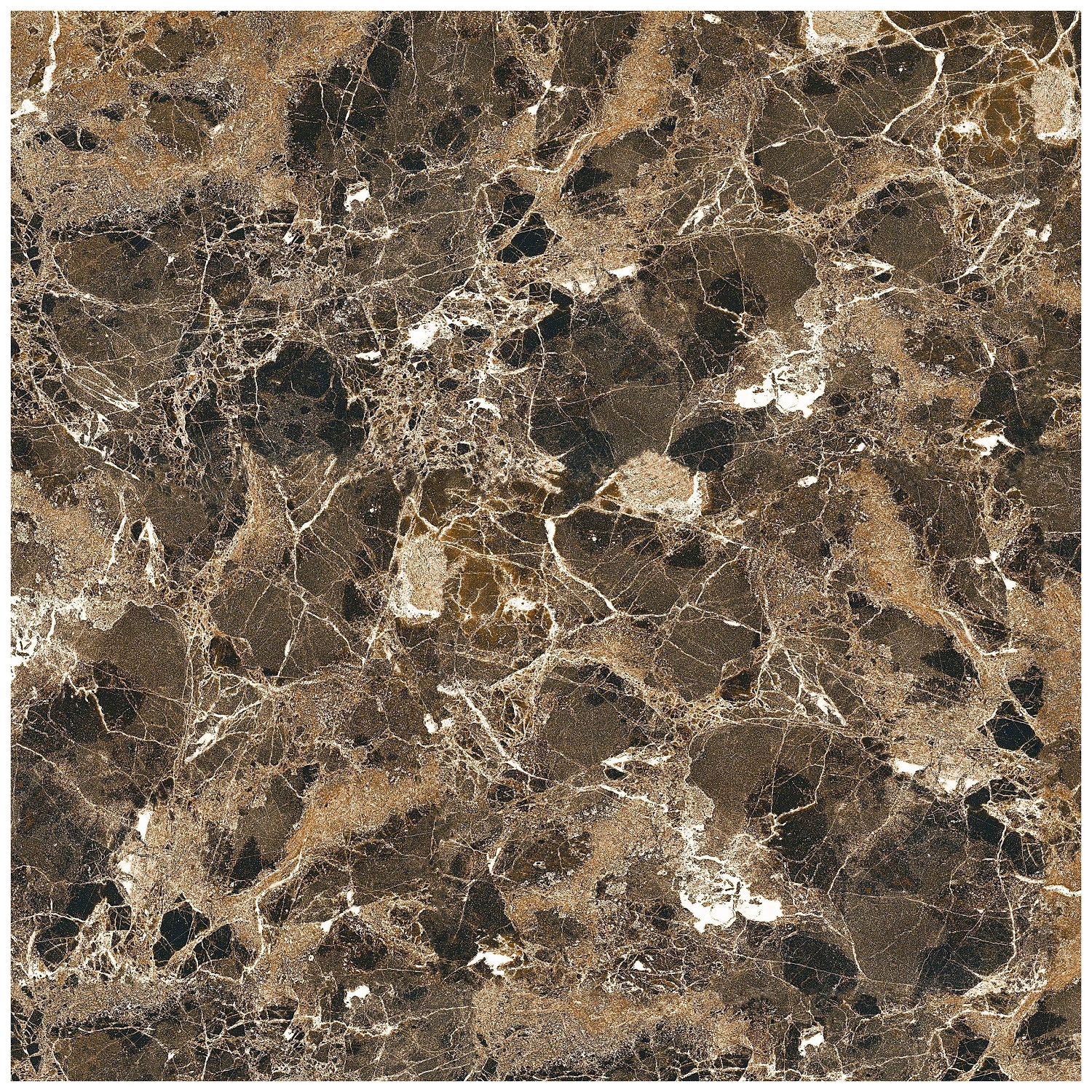 Керамогранит Cersanit Ingir мрамор коричневый 42х42 см