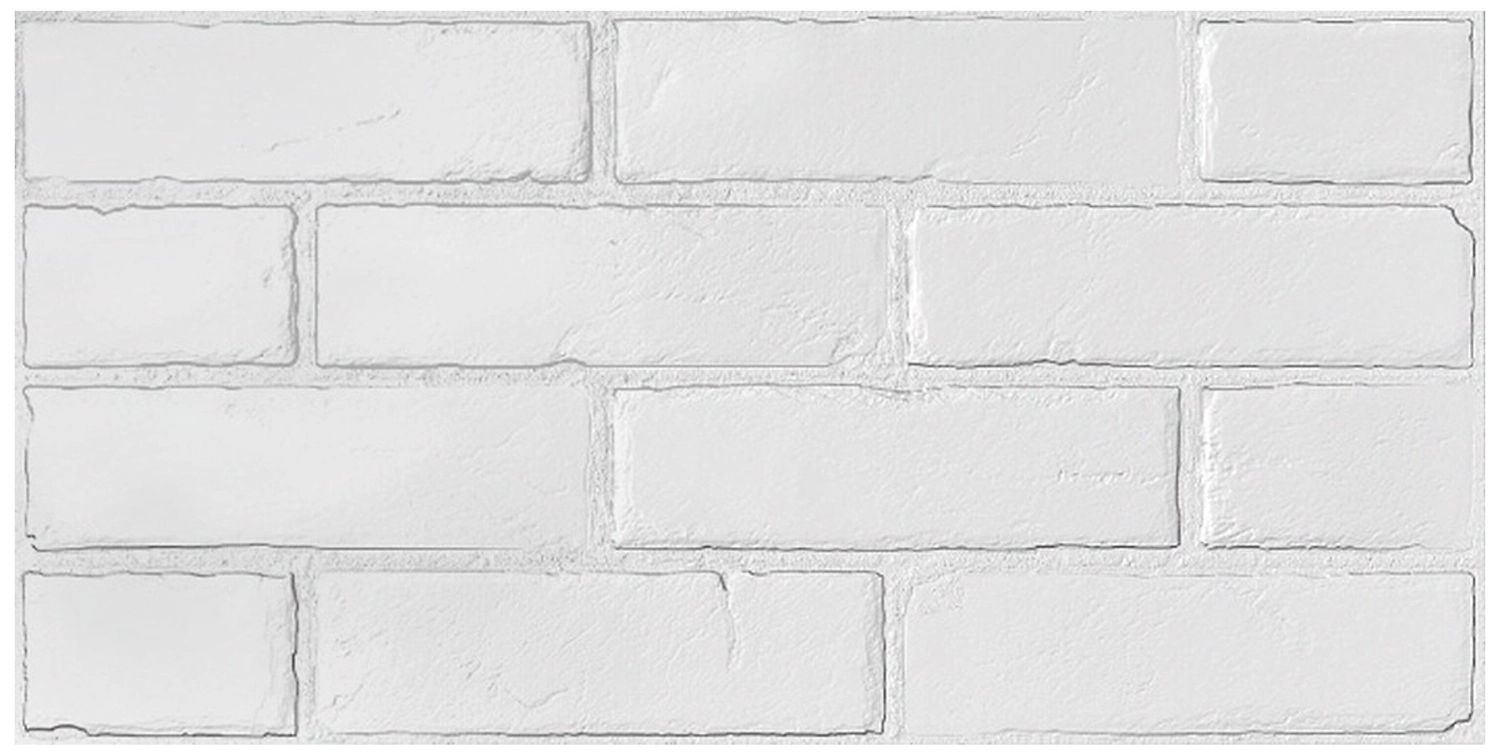 Керамогранит Керамин Манчестер кирпич белый 60х30 см