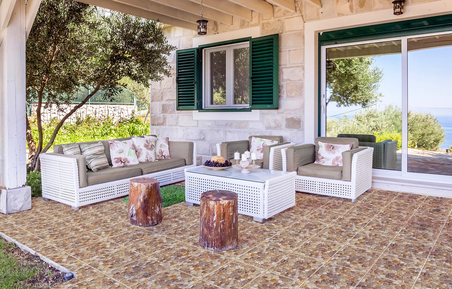 Керамогранит Belani Edinburg камень бежевый 29,6x29,6 см