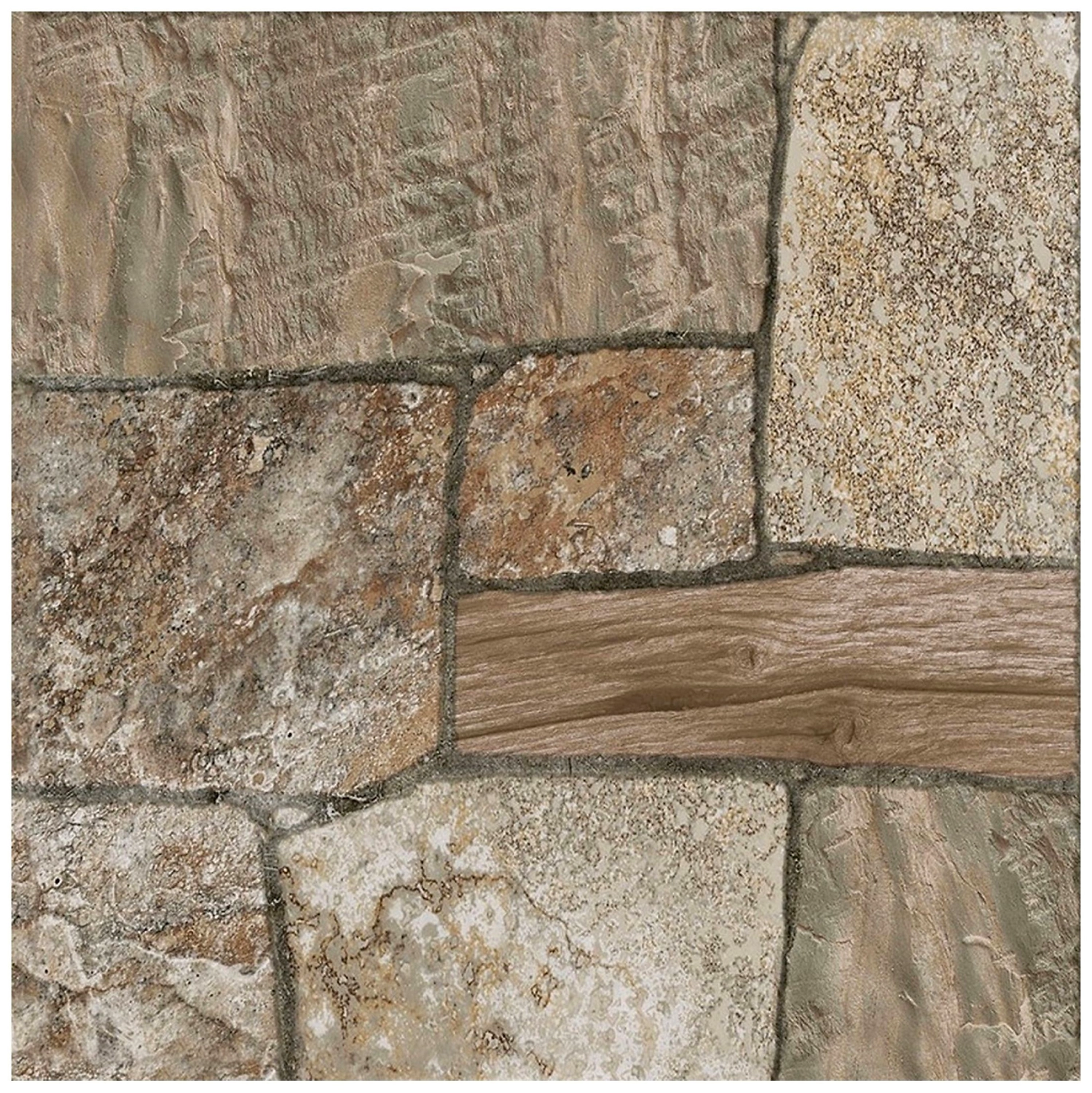 Керамогранит Cersanit Exterio EE4P092 камень серый 32,6х32,6 см