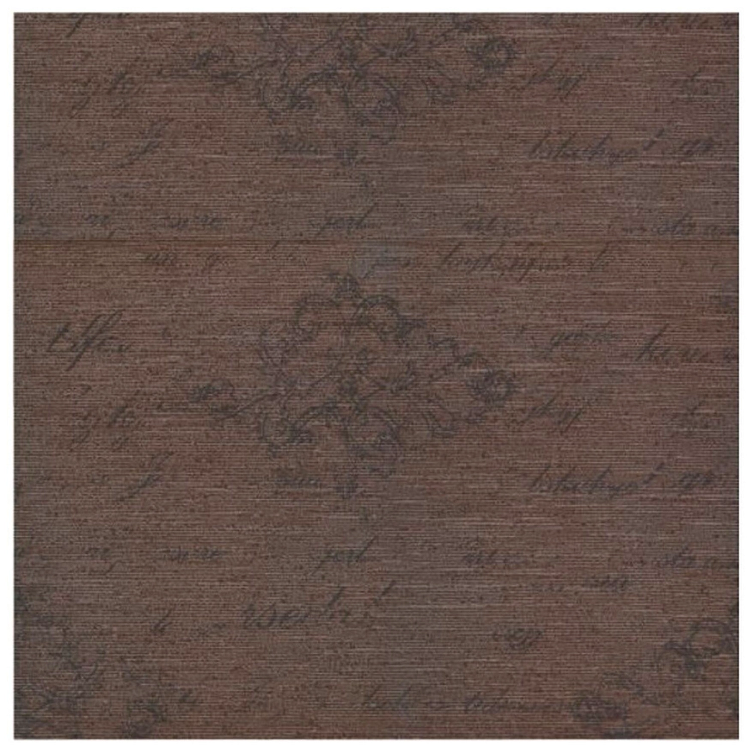 Керамическая плитка Керамин Пастораль коричневая 40х40 см