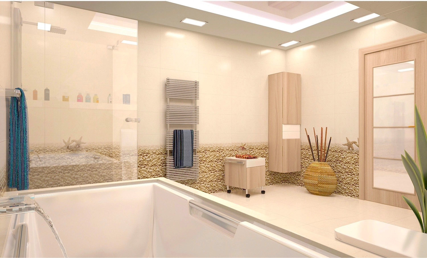 Керамогранит Синдикат Керамика Сардиния камень бежевый 42x42 см