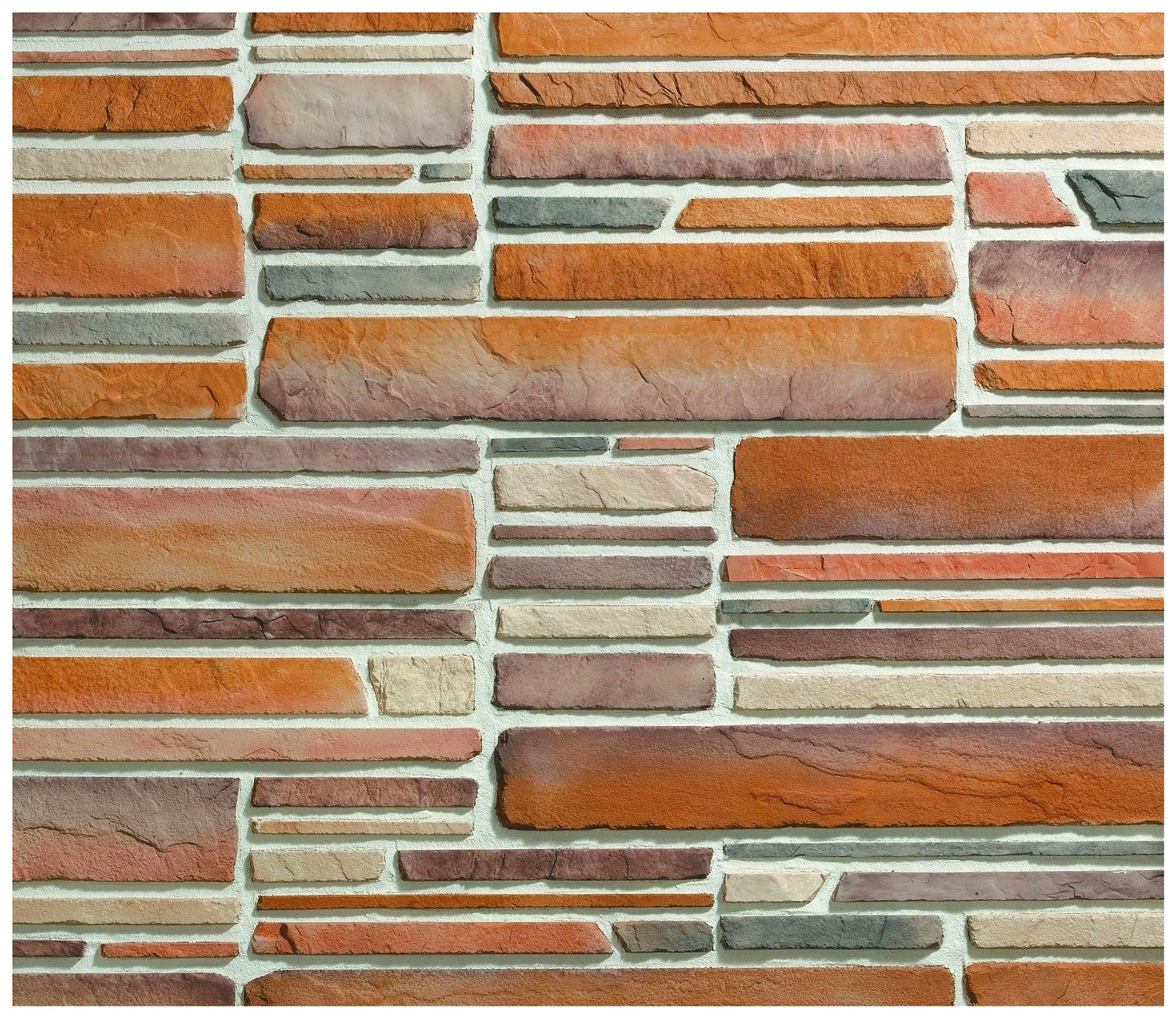 Гипсовая плитка KR-Professional Горное шале камень коричневая