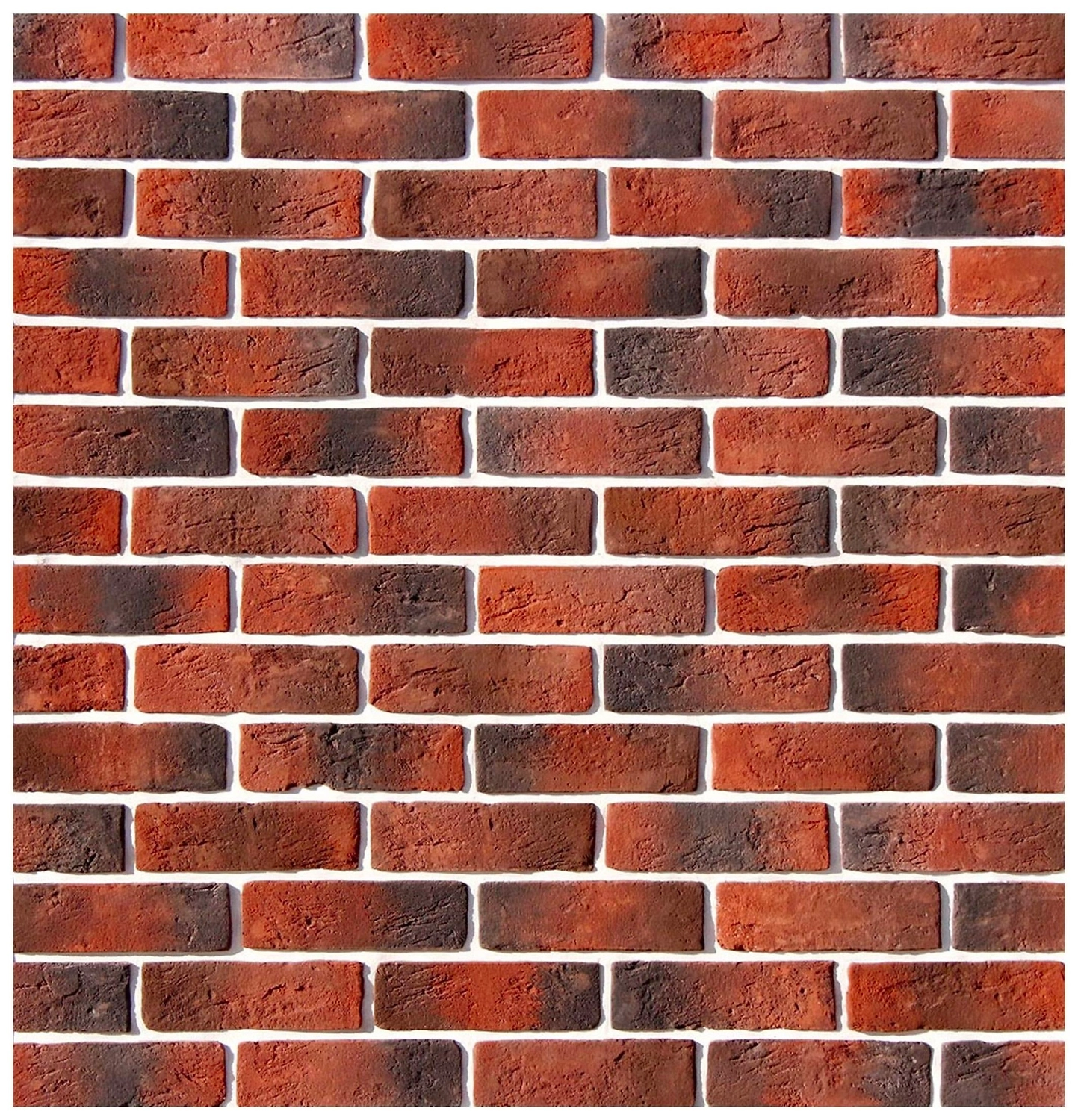 Бетонная плитка White Hills Кельн Брик красная 21x6,5 см