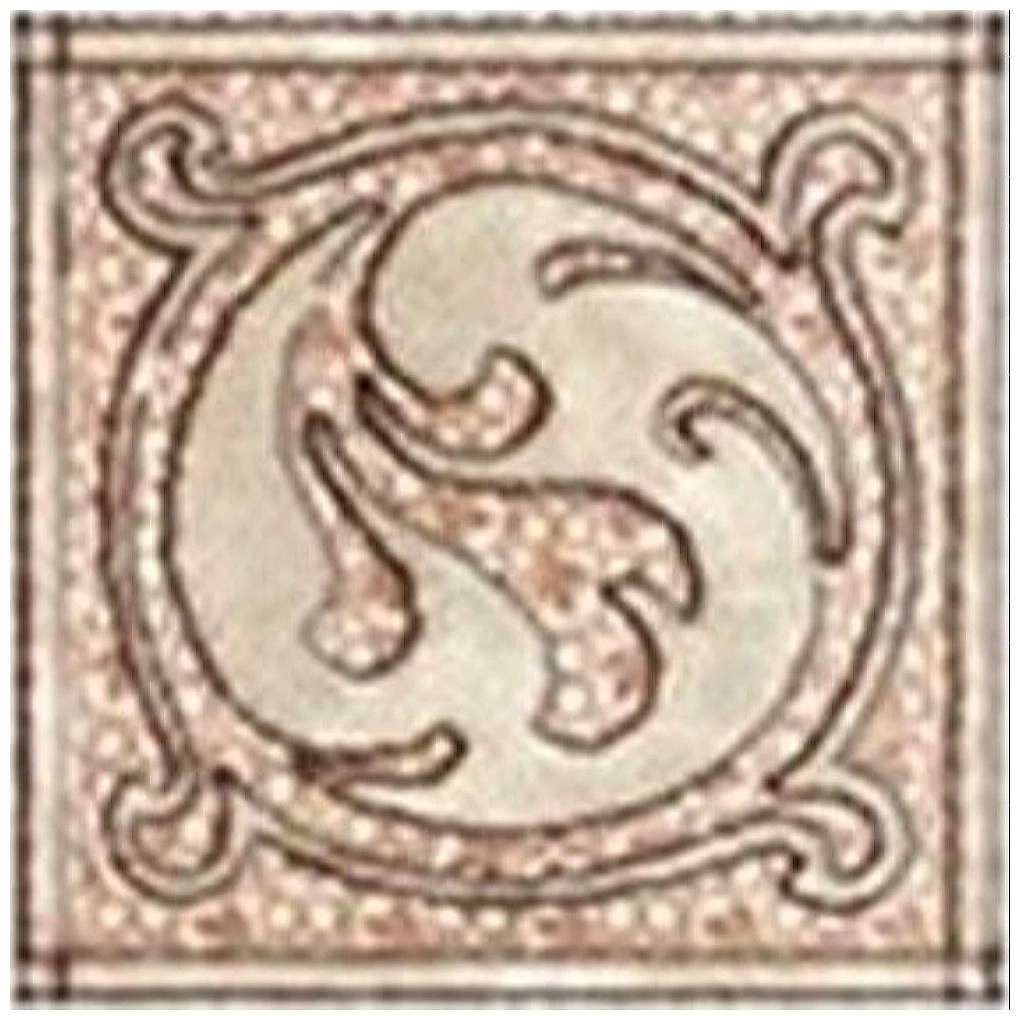 Декор Керамин Раполано бежевый 9,8х9,8 см