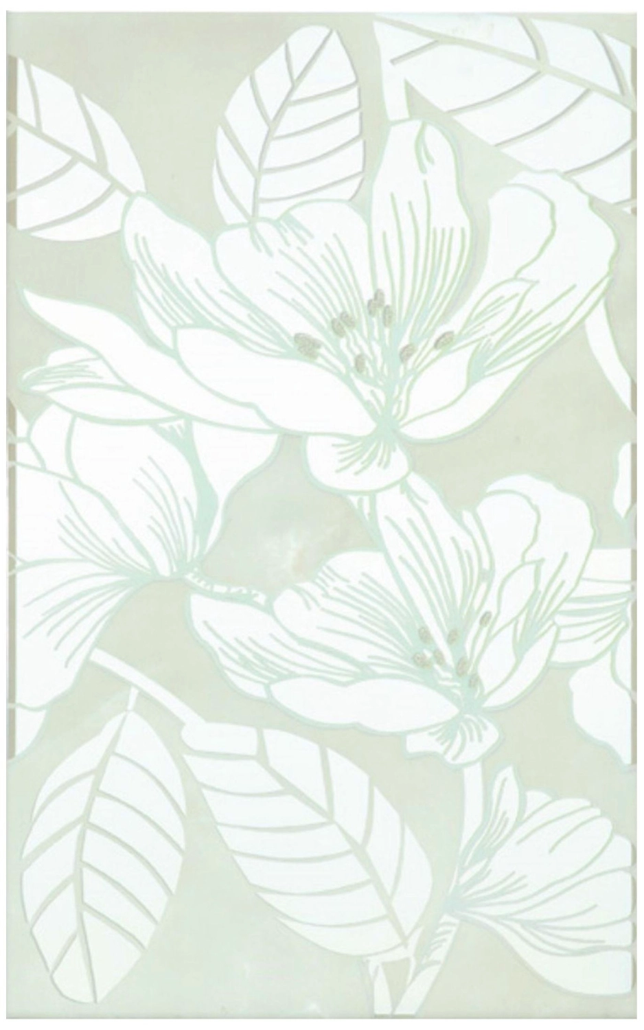 Декор KERAMA MARAZZI Аида зеленый 40х25 см