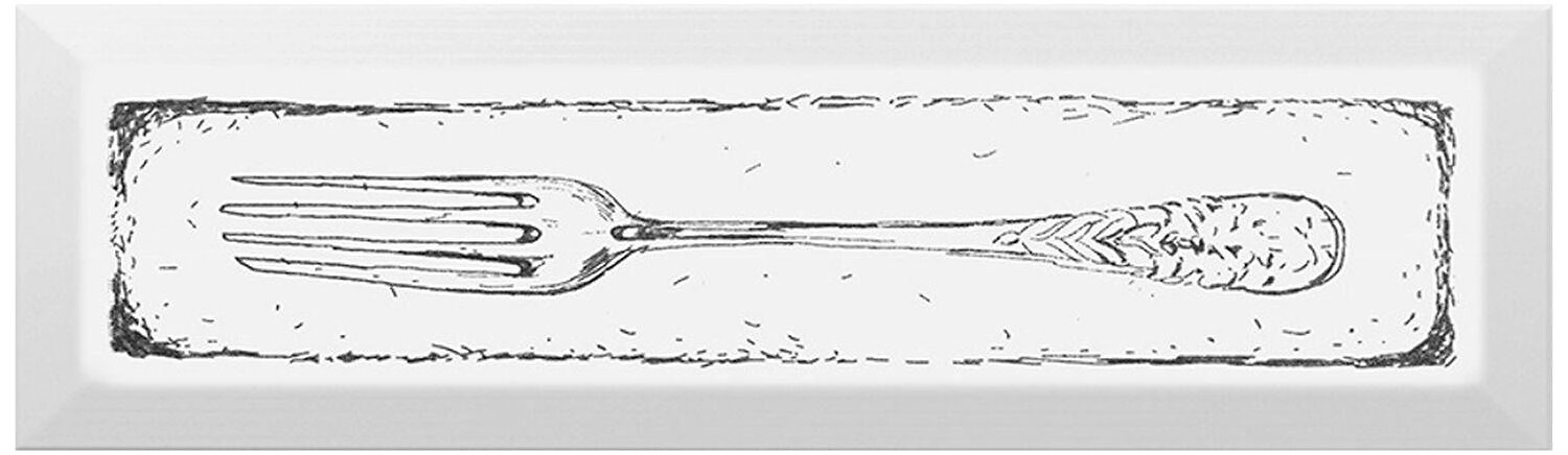 Декор KERAMA MARAZZI Гамма черный 28,5х2,5 см