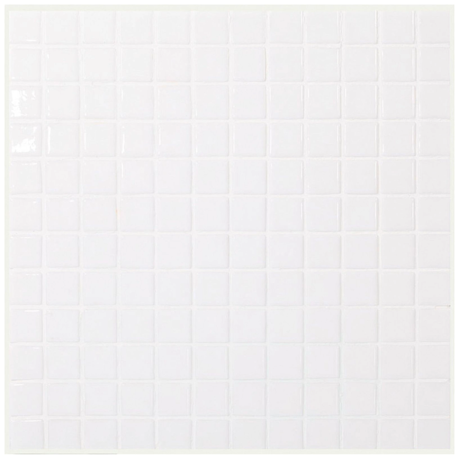 Стеклянная мозаика VIDREPUR Colors белая 31,7х31,7 см