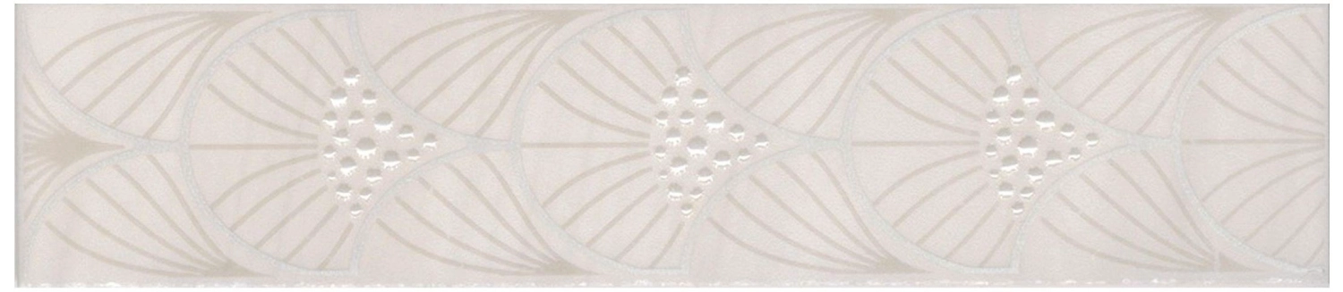 Бордюр KERAMA MARAZZI Сияние серый 25х5,4 см