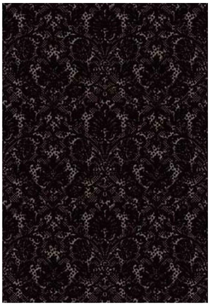 Керамическая плитка Керамин Органза 00005553 черная 40х27,5 см