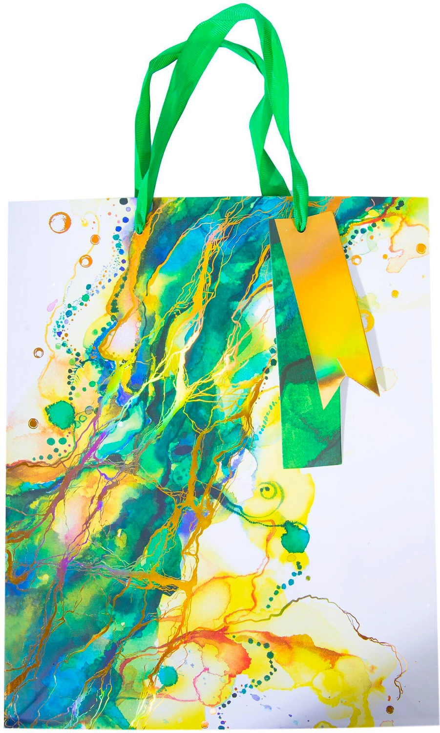 Подарочный пакет Арт и Дизайн 26х12х32 см в ассортименте