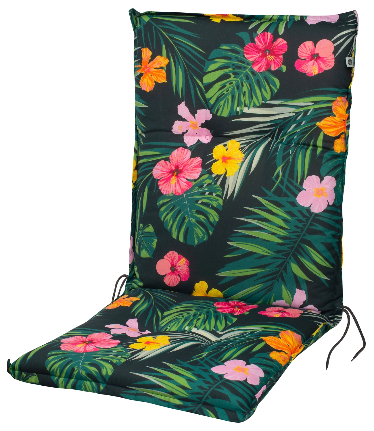 Подушка декоративная XENON Floral 105x50 см черная