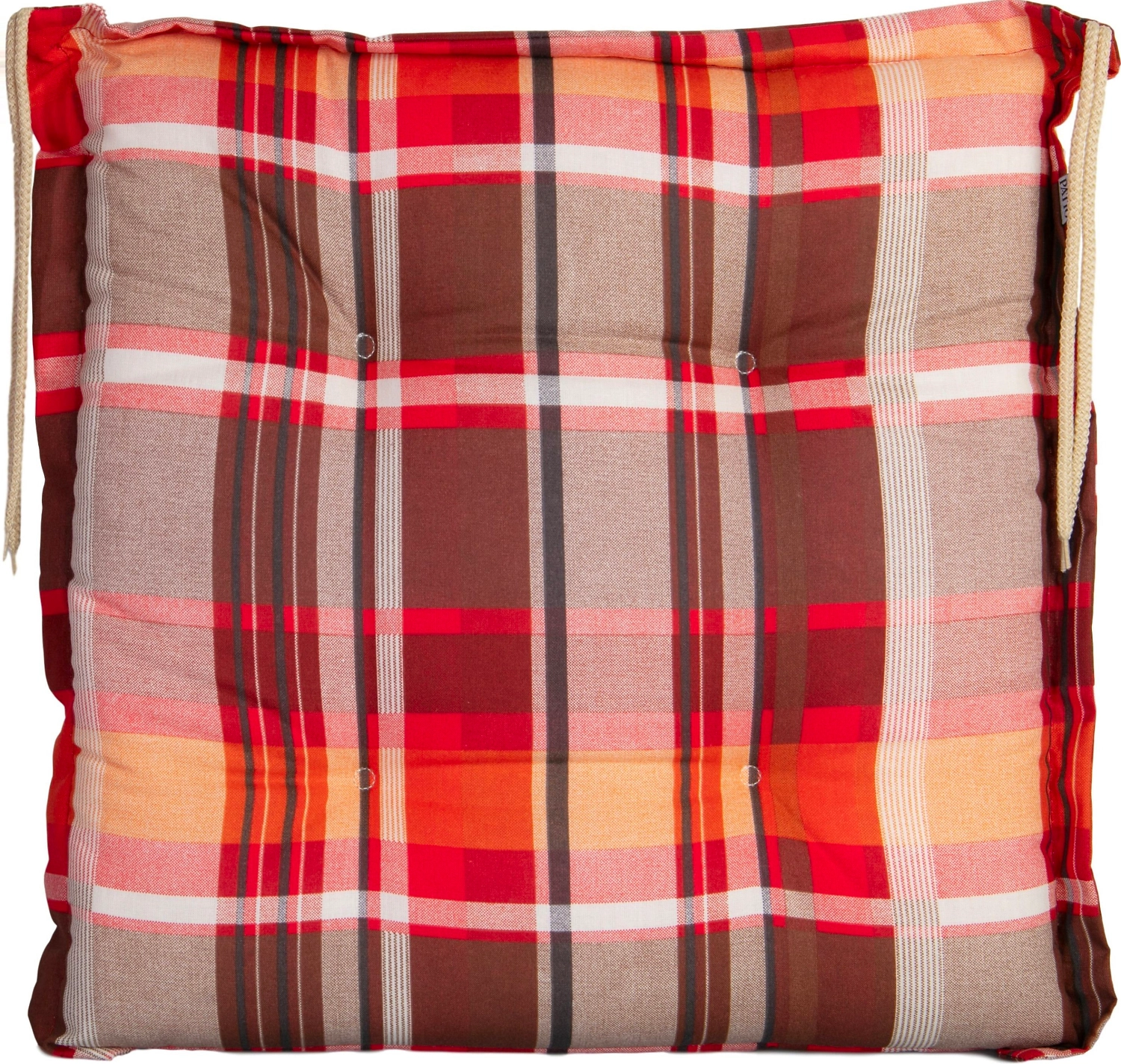 Подушка для мебели XENON Red chequered 46х46 см