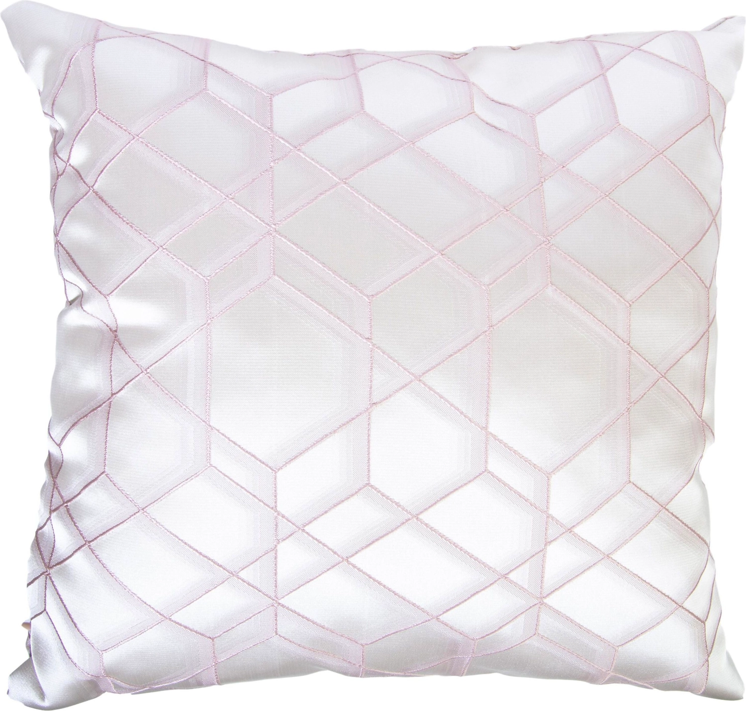 Подушка декоративная Эскар АГАТ 40х40 см светло-бежевая