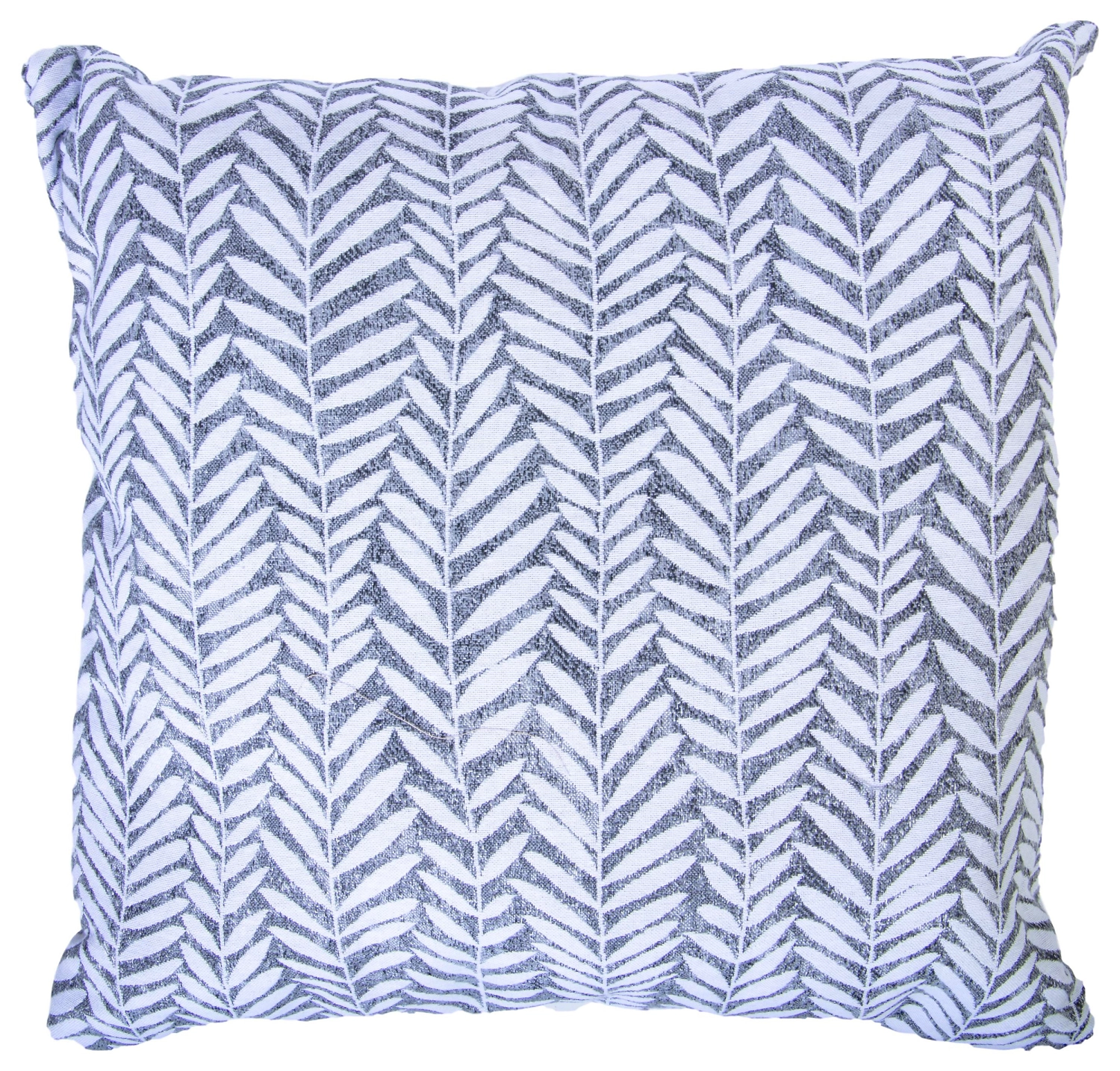 Подушка декоративная Эскар СКЕЛЕТОН 40х40 см темно-серая