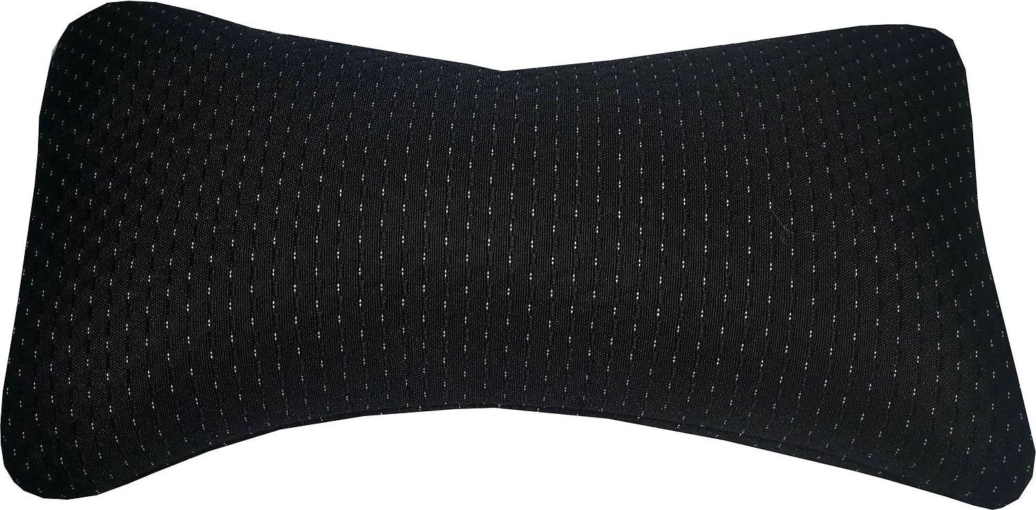 Подушка дорожная REXXON Косточка гречневая лузга 33х18 см черная