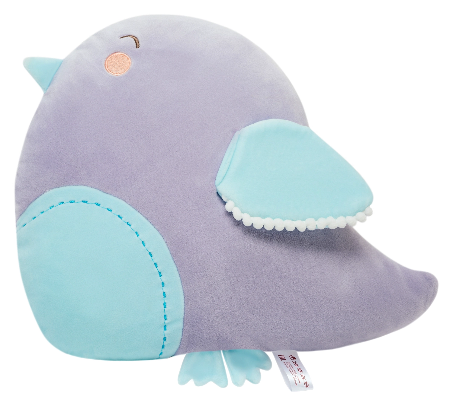 Подушка декоративная You'll love Птичка хлопковое волокно 31x34 см