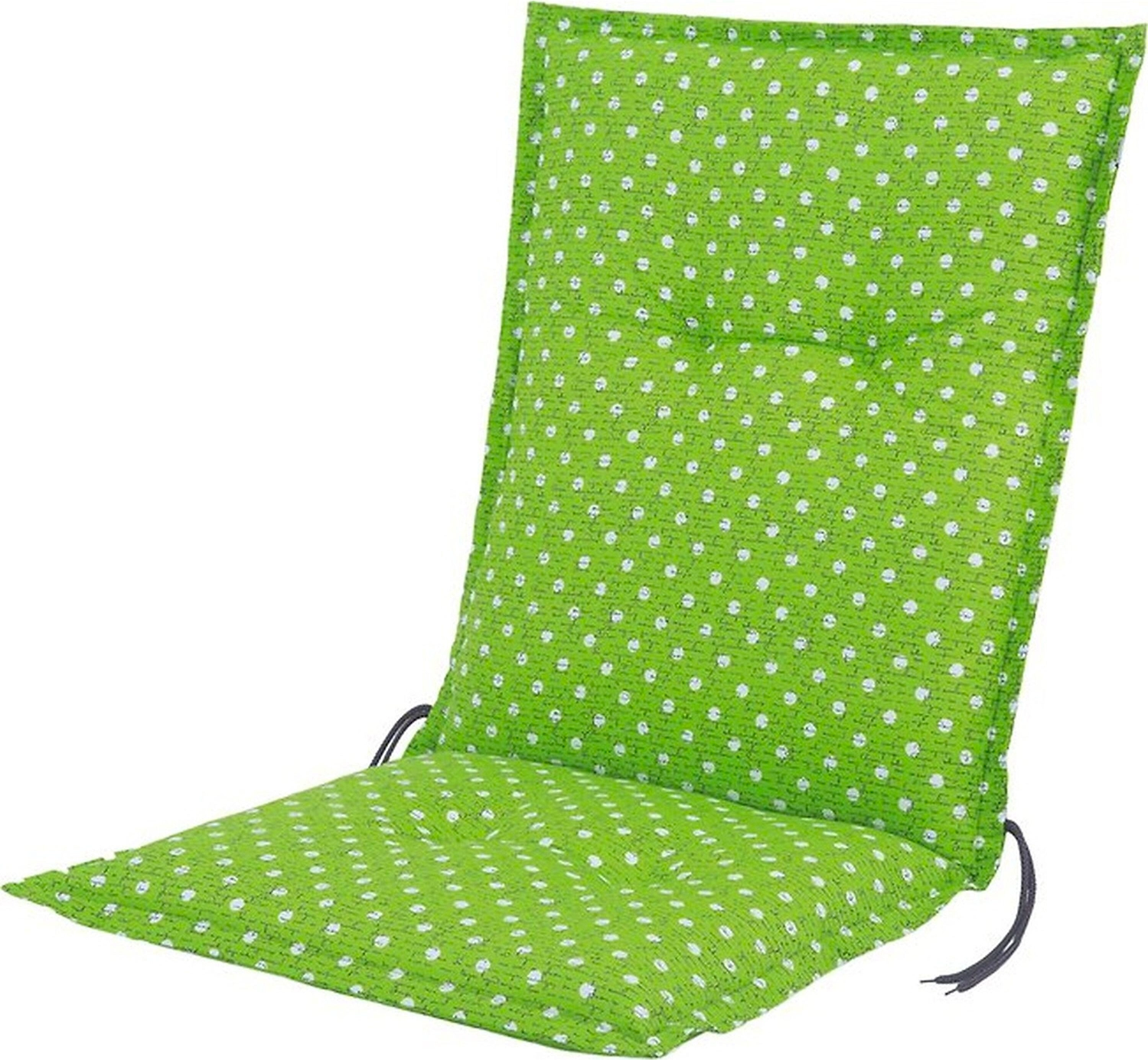 Подушка для садовой мебели Xenon классика 105х50 см зеленая в горошек