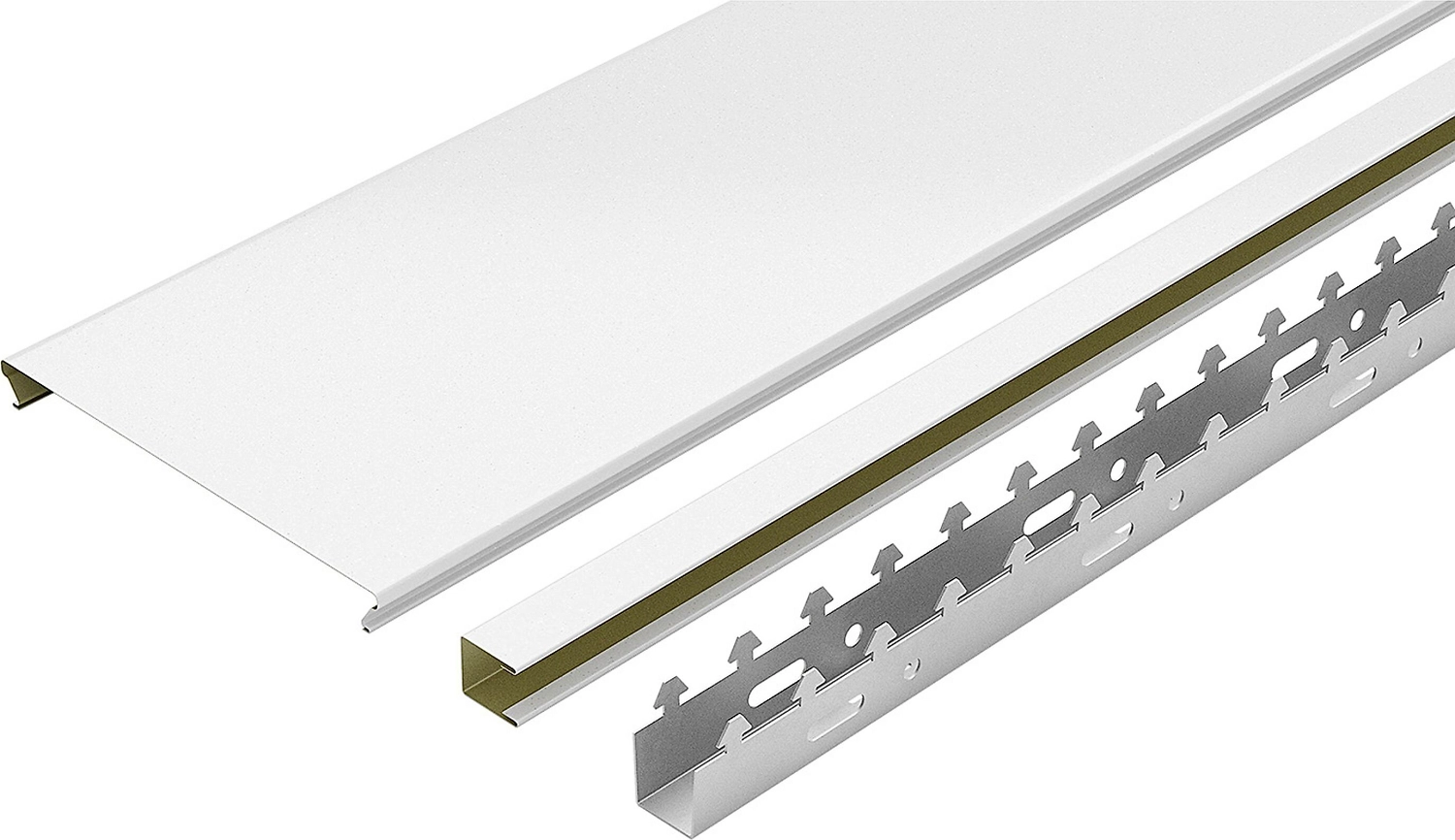 Комплект потолочных реек CESAL 2х2 м жемчужно- белый 