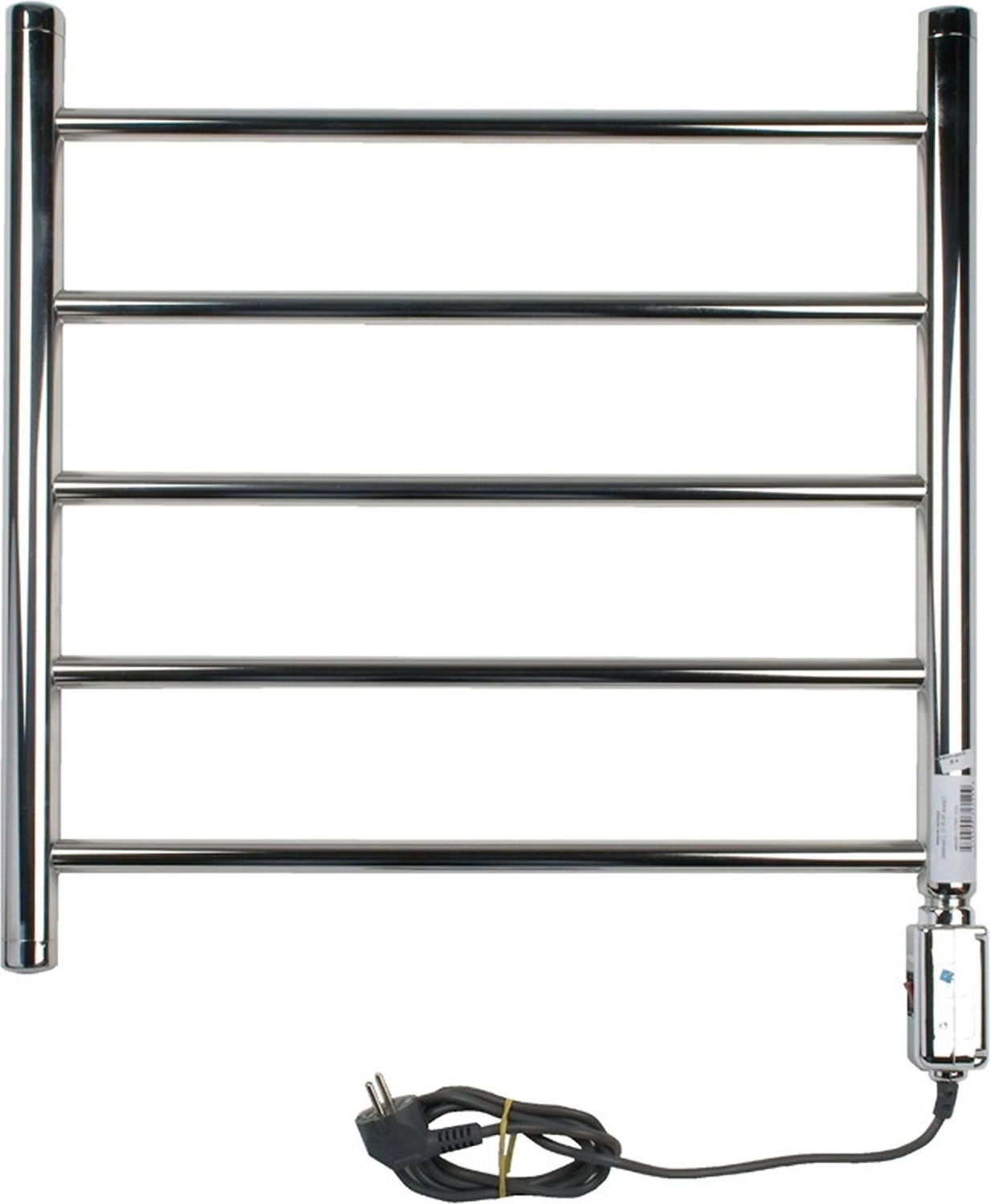 Полотенцесушитель электрический Арго Лесенки Орион хром 500х500 мм