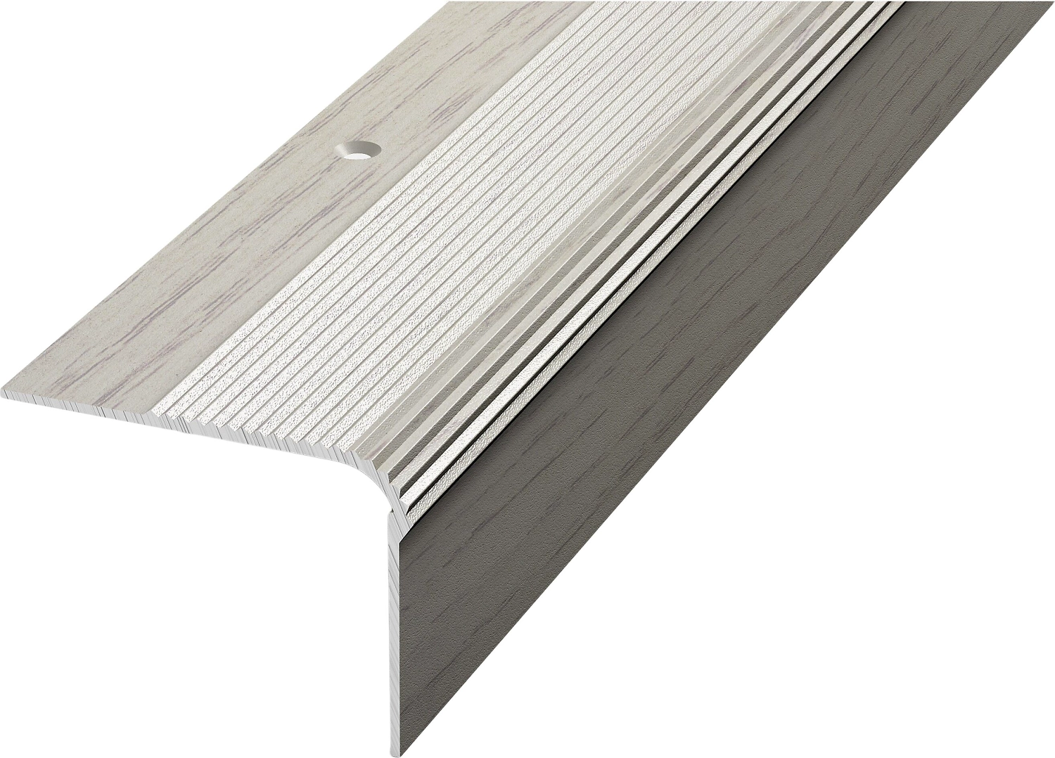 Уголок ЛУКА ПУ 02 1800.105 дуб арктик алюминий 900х54 мм