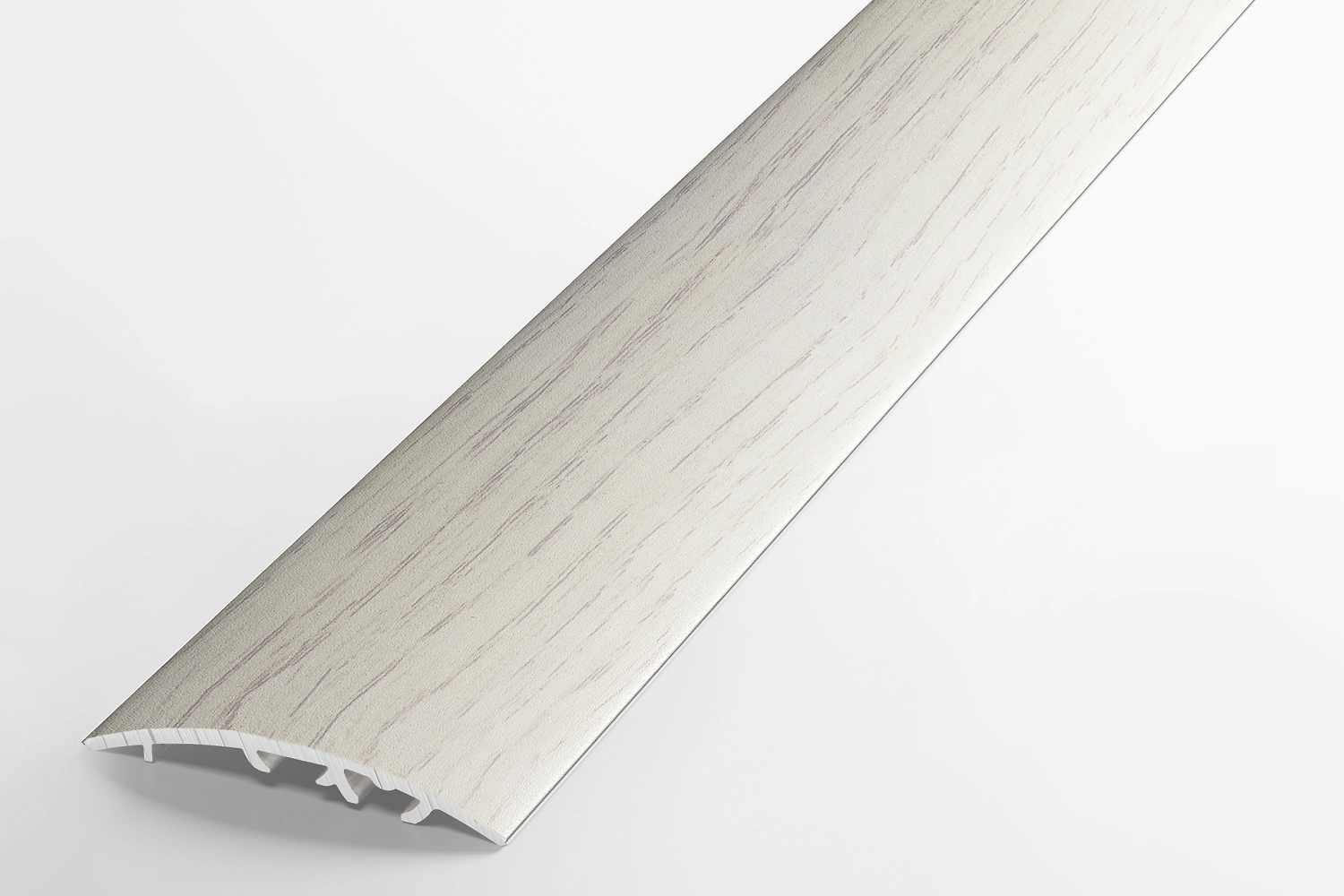 Порог одноуровневый ЛУКА ЛР 50 Дуб арктик алюминий 1800x50 мм