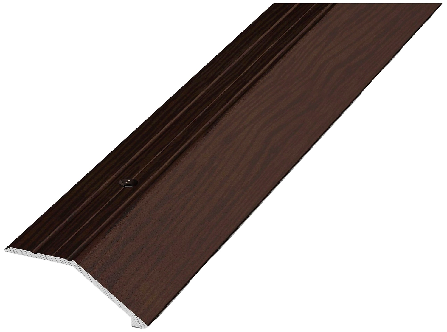 Порог разноуровневый ЛУКА ПР 04 Дуб Венге алюминий 900х45 мм