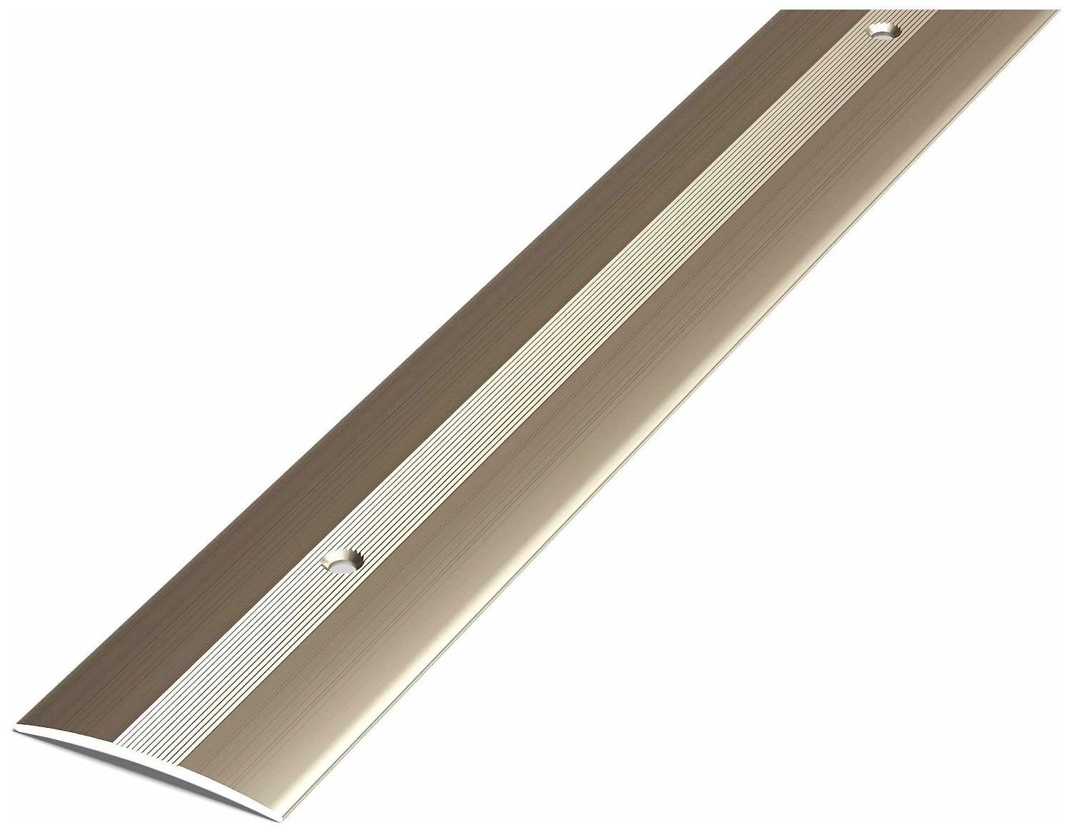 Порог одноуровневый ЛУКА ПС 03 Анод шампань алюминий 1800x37 мм