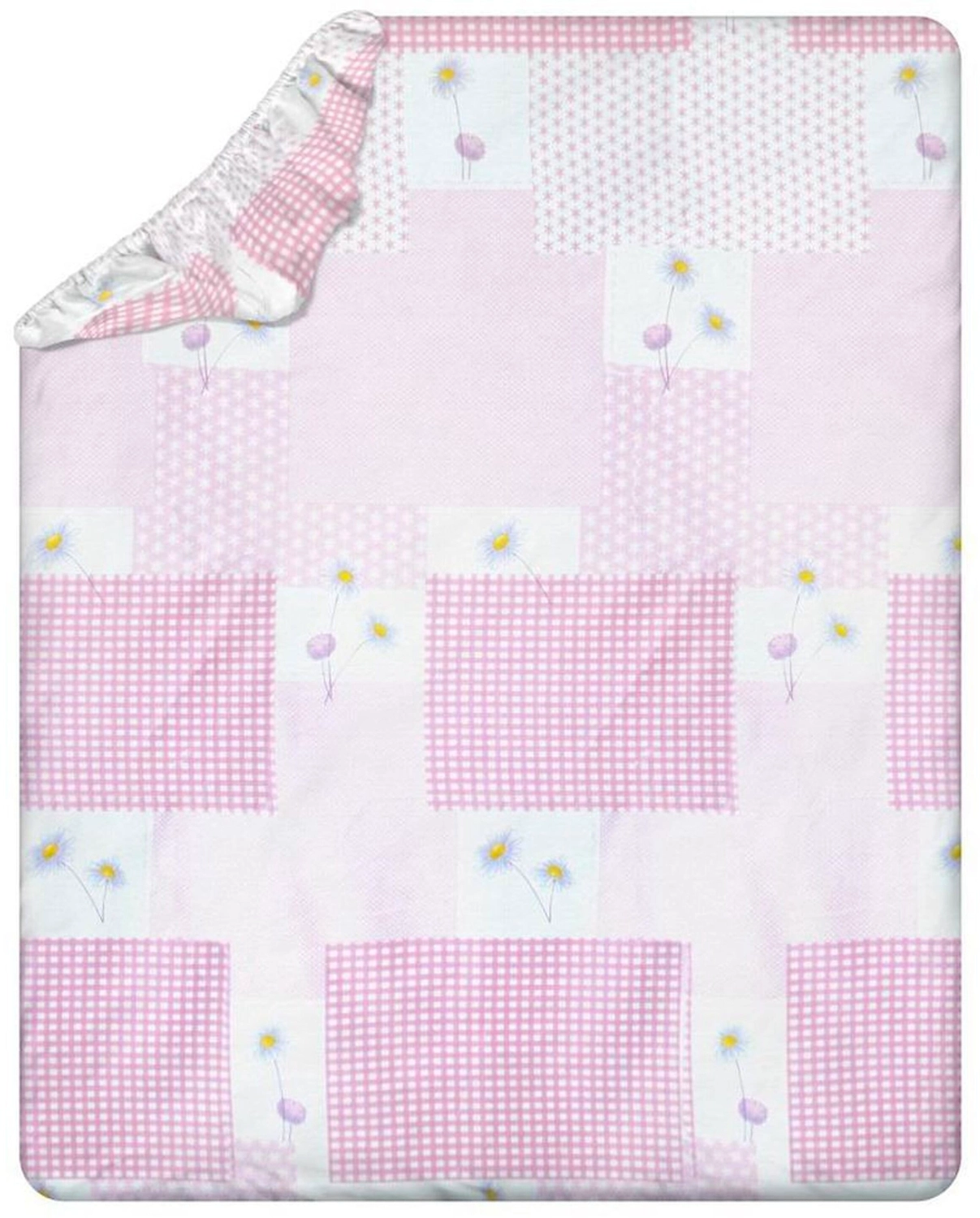 Простыня на резинке Коллекция ОБН-140/5 сатин 140х200 см 