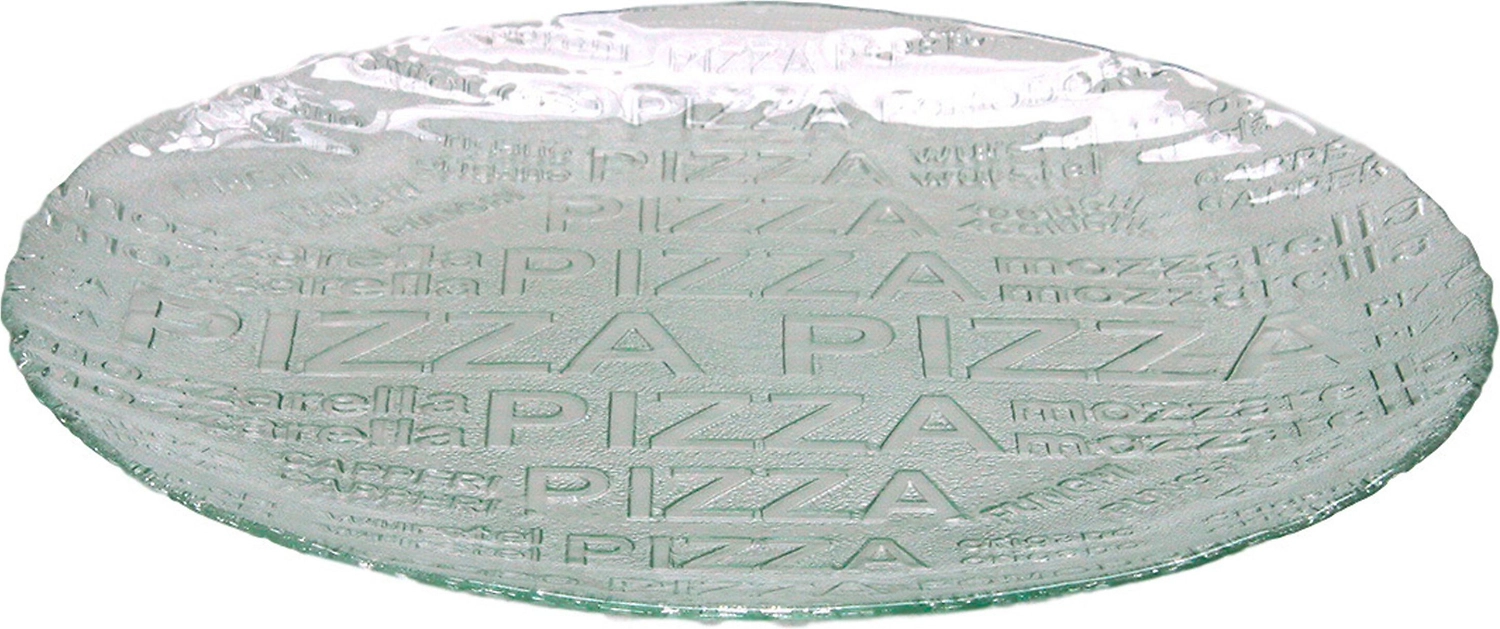 Блюдо сервировочное NiNaGlass Пицца 35 см стекло прозрачный