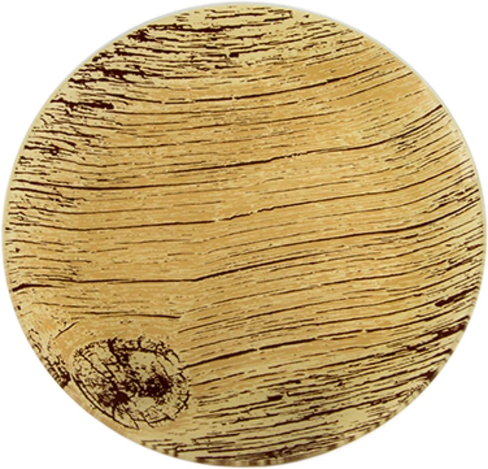 Тарелка обеденная NINA GLASS 30 см коричневый/золотой