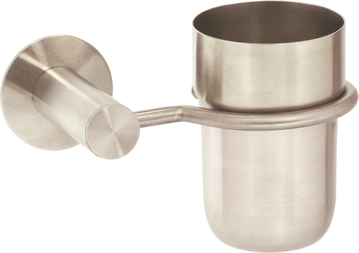 Стакан для зубных щеток MSV SIWA 140214M серебро 2 предмета