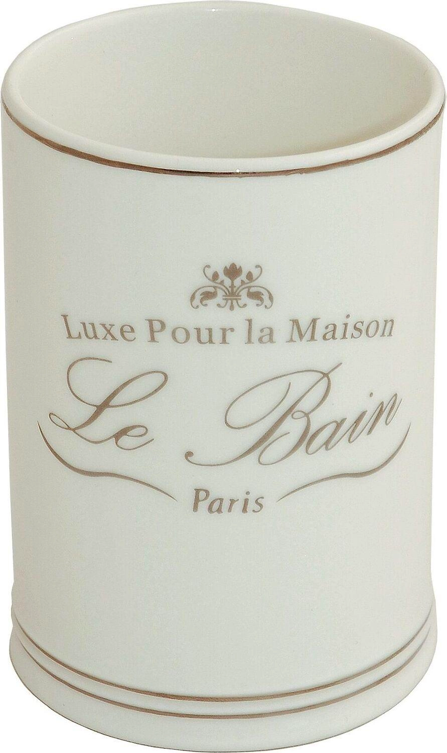 Стакан для зубных щеток Sibo Le Bain белый