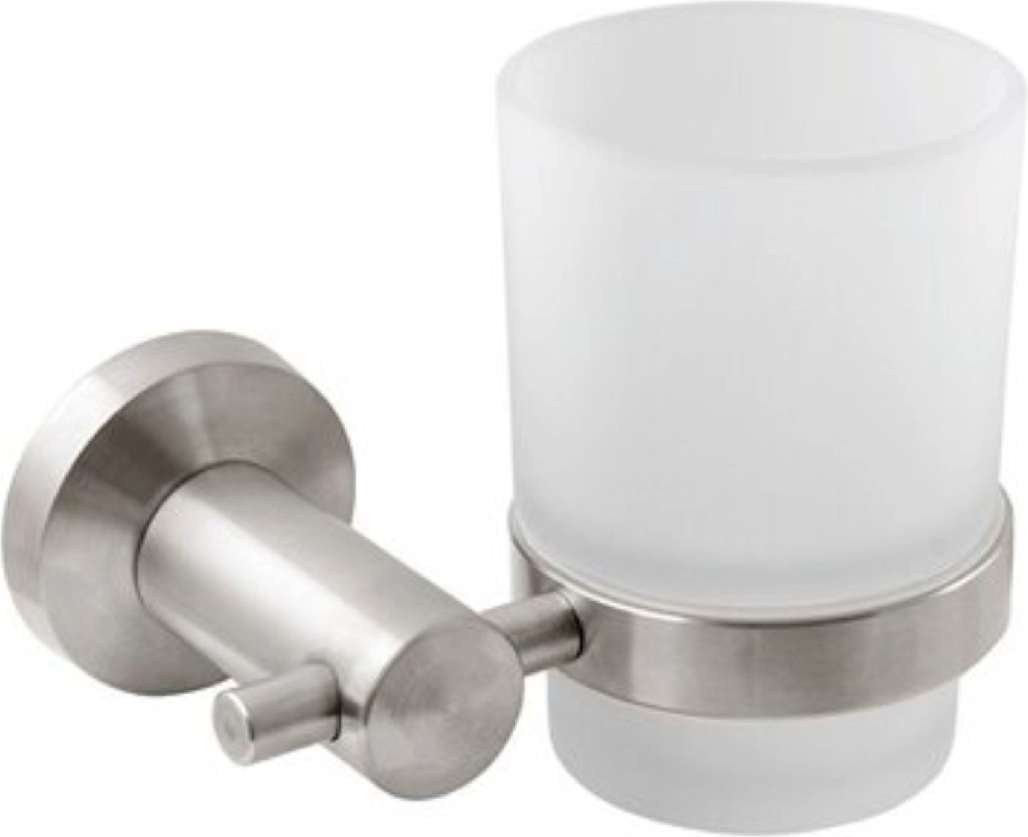 Стакан для зубных щеток WESS FORCE металлик