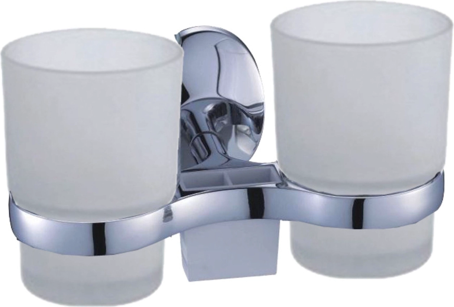 Подстаканник Solinne Modern двойной хром 3 предмета