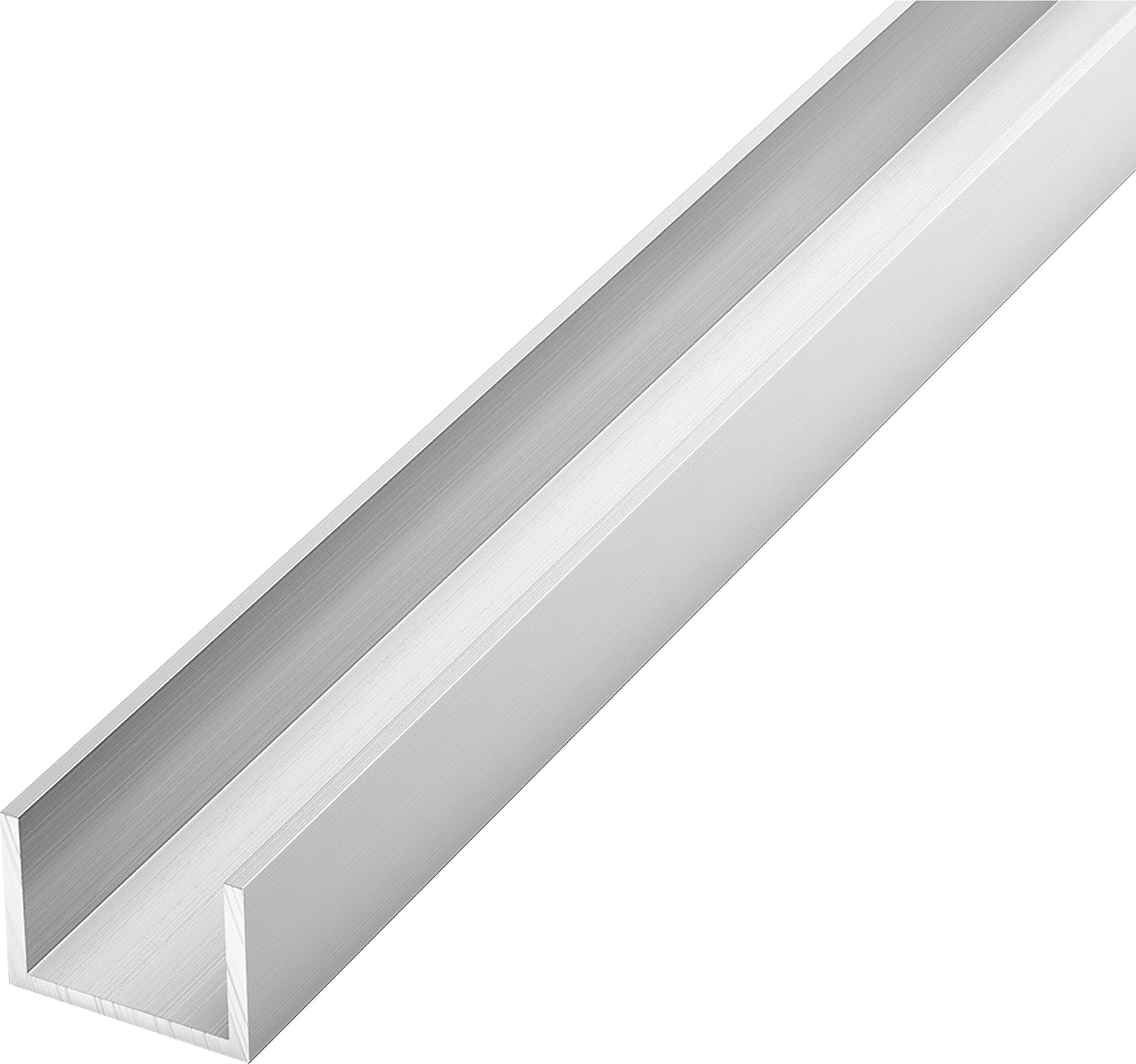 Швеллер ЛУКА серебро 2000х15х1,5 мм