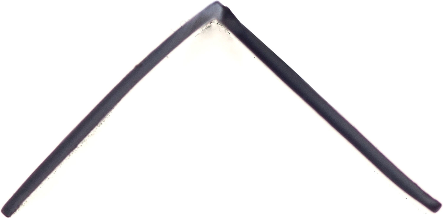 Уголок отделочный 2700х20х1 мм графит