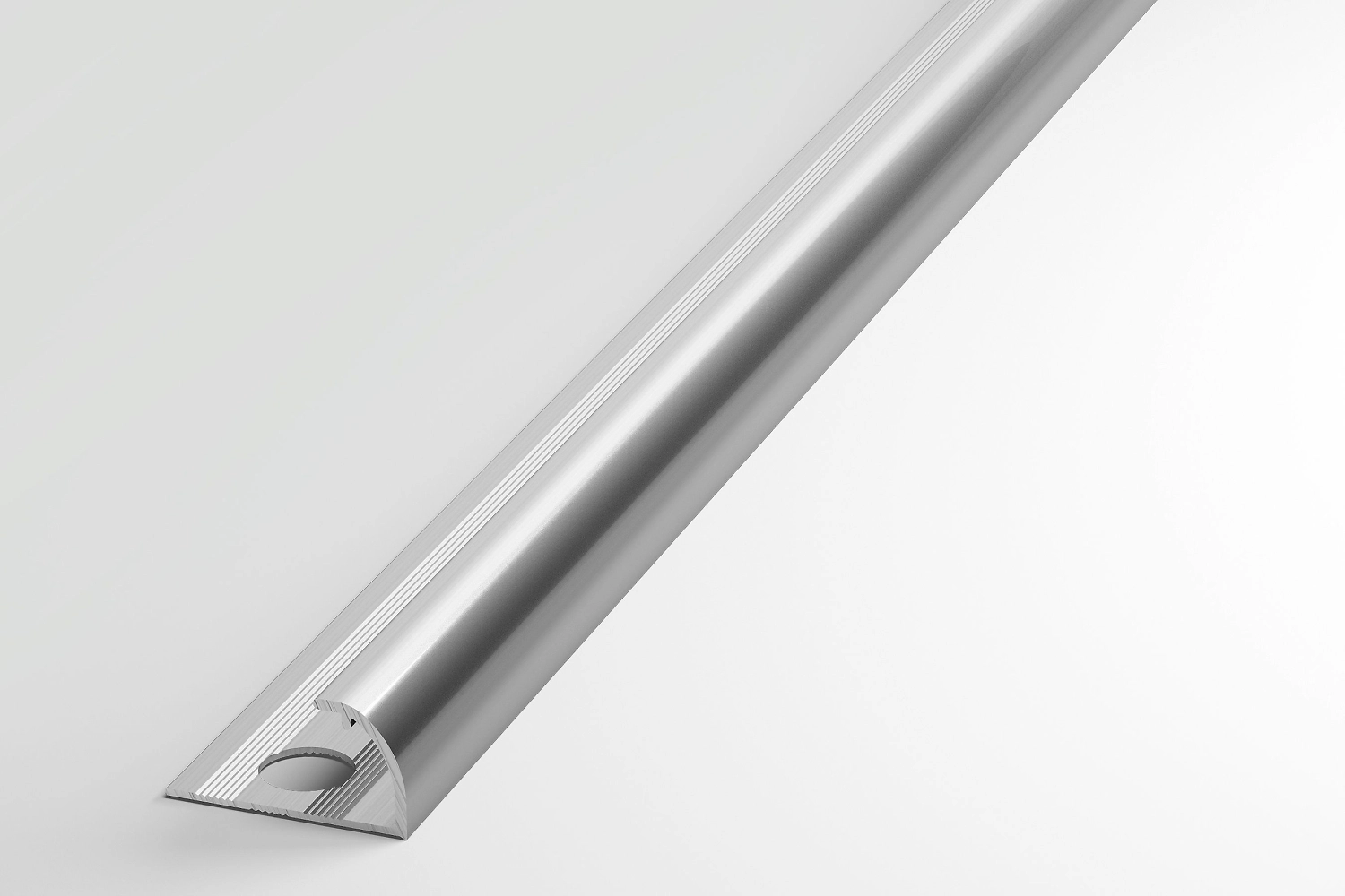 Профиль угловой алюминиевый ЛУКА 2700х12 мм серебро