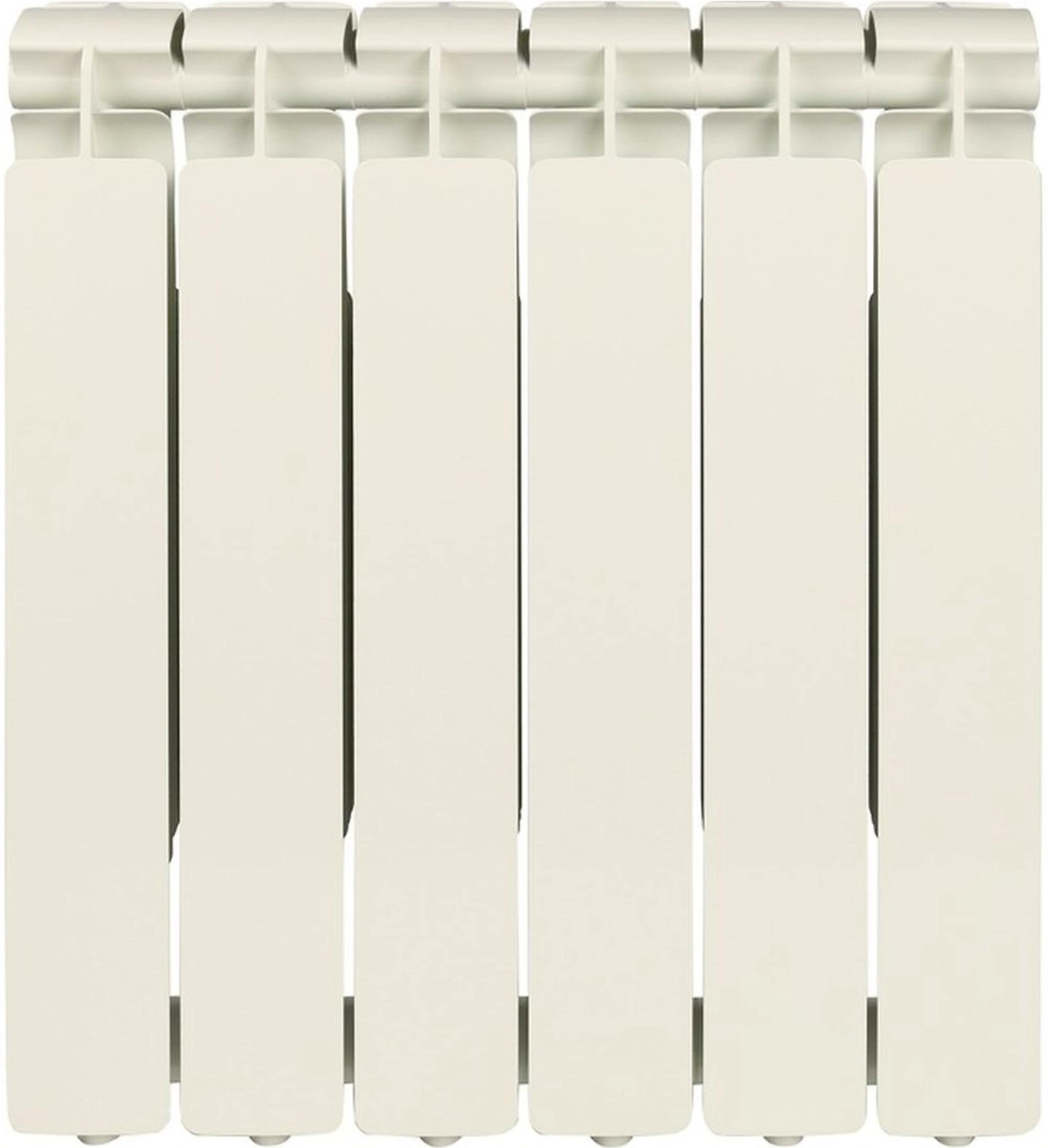 Радиатор секционный алюминиевый STOUT Bravo 500 боковое подключение 6 секций