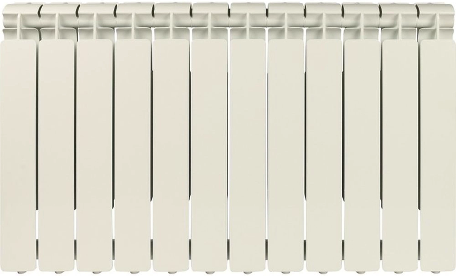 Радиатор секционный алюминиевый STOUT Bravo 500 боковое подключение 12 секций